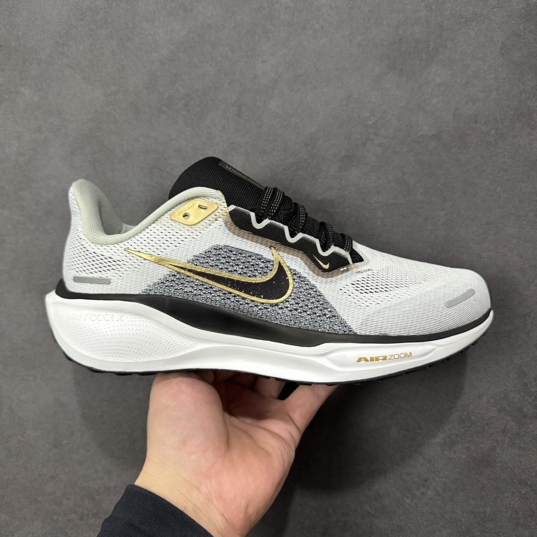【公司级】Nike Pegasus 41 Air Zoom 轻盈舒适耐磨 低帮 气垫 休闲跑步鞋 - 鞋面设计：采用轻盈透气的工程网眼设计，能快速排出湿气，保持脚部干爽。Dynamic Midfoot Fit系统将鞋带与内部中足板带相连，提供良好的支撑和包裹性 - 外底特点：经典橡胶外底结合华夫格底纹，抓地力强，在各种路面上都能提供稳定的摩擦力，不易打滑，同时也具备良好的耐磨性，可延长鞋子使用寿命 。 货号：HQ3220-100 尺码：36-46带半码 编码：LNHB210220-选品中心