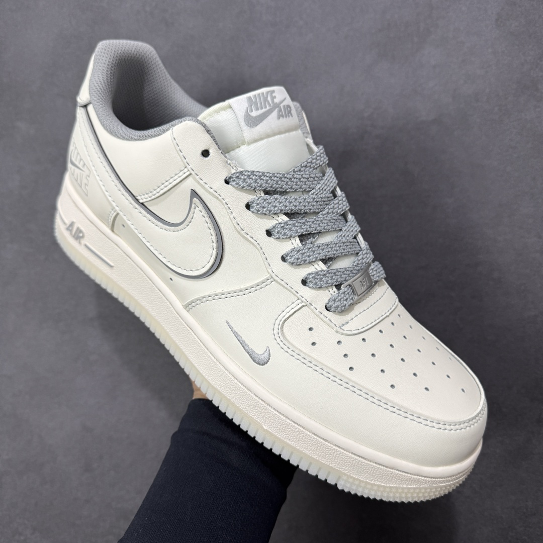 图片[3]-【定制版】Nike Air Force 1\’07 Low 联名 沙褐藏蓝 空军一号低帮休闲板鞋 SM6668-133 #原楦头原纸板 原装鞋盒 定制五金配件 内置全掌气垫 原厂鞋底 尺码：36-45（半） 编码：HXSB310320-选品中心