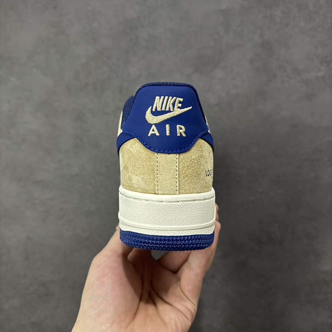 图片[4]-【定制版】Nike Air Force 1\’07 Low 联名 沙褐藏蓝 空军一号低帮休闲板鞋 FQ3545-300  #原楦头原纸板 高端定制鞋盒 原厂鞋底 超高清洁度 细节完美  尺码：36 36.5 37.5 38 38.5 39 40 40.5 41 42 42.5 43 44 44.5 45 编码：HXSB310320-选品中心