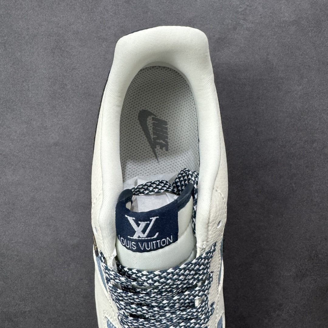 图片[7]-【定制版】公司级Nike Air Force 1 \’07 Low “LV联名——米蓝彩色印花”空军一号 高端定制 低帮 运动鞋 休闲鞋 折边针车 工艺难度大 原楦头原纸板 原装鞋盒 定制五金配件 内置全掌气垫 原厂鞋底 货号：LD1999-005 尺码：36 36.5 37.5 38 38.5 39 40 40.5 41 42 42.5 43 44 44.5 45 编码：HXSB310320-选品中心