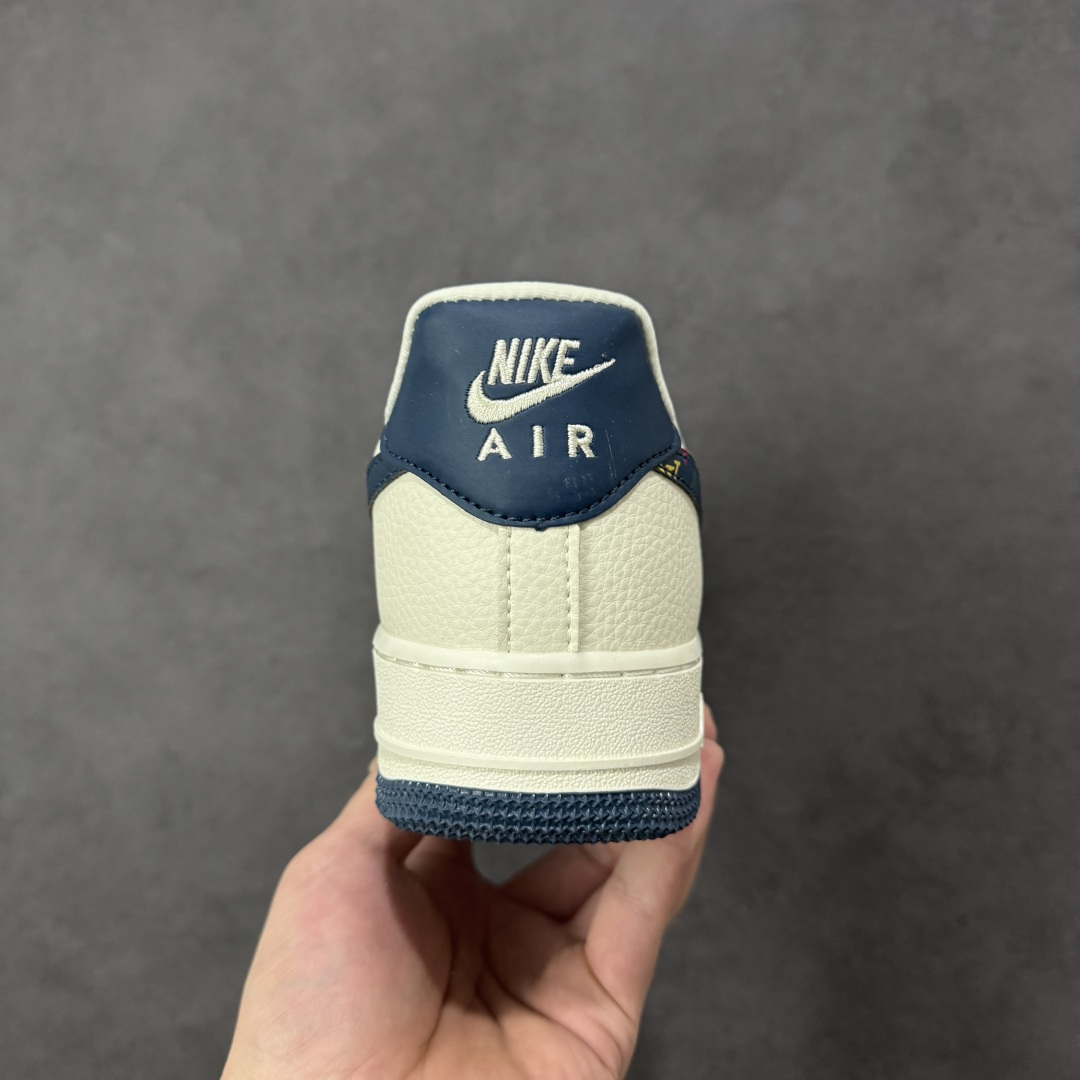 图片[4]-【定制版】公司级Nike Air Force 1 \’07 Low “LV联名——米蓝彩色印花”空军一号 高端定制 低帮 运动鞋 休闲鞋 折边针车 工艺难度大 原楦头原纸板 原装鞋盒 定制五金配件 内置全掌气垫 原厂鞋底 货号：LD1999-005 尺码：36 36.5 37.5 38 38.5 39 40 40.5 41 42 42.5 43 44 44.5 45 编码：HXSB310320-选品中心