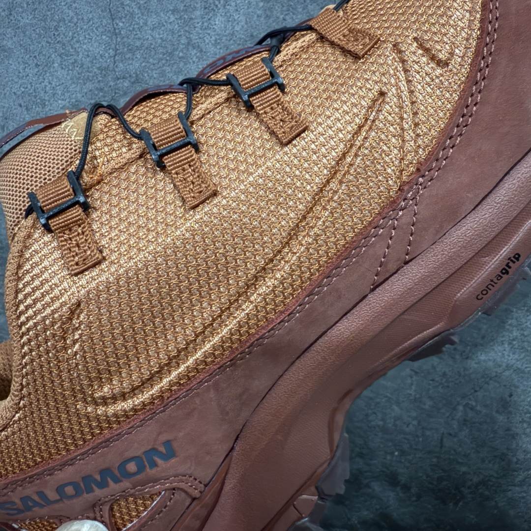 图片[4]-【Goat礼盒版】Salomon萨洛蒙2025秋冬新款XA pro 3D JEONG LI 二代系列新色系跑步鞋休闲运动鞋 479615 T0级别版本出货-只做市面市场第一档 皮面部位采用头层皮打造-横扫市面 中底搭载全掌玻璃纤维能量板和超厚弹性泡沫中底，跑动时推进力十足，缓震回馈很强，日常通勤或训练都很稳 鞋身长毛牛猄皮面设计，内层材质透气网面 穿着舒适度好 原版材质 原版大底 尺码：36-45-选品中心