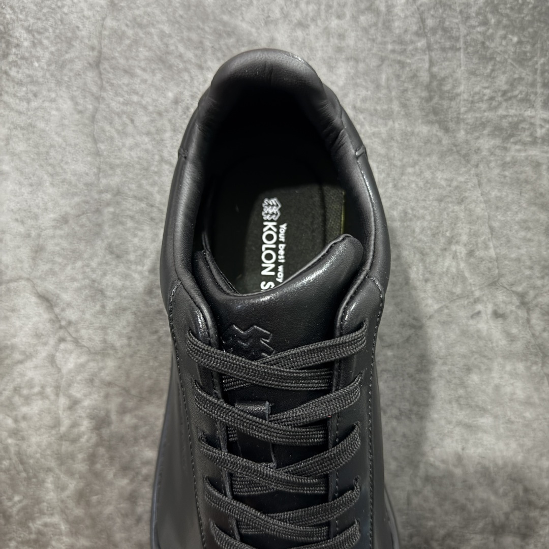 图片[8]-【公司级】可隆KOLON SPORT 舒适柔软 防水支撑轻便回弹 低帮 徒步鞋 黑色 脚感软到像踩云朵☁️—鞋面柔软贴合脚型，走石子路也不硌脚；防滑V黄金大底纹路深似锯齿，泥地、陡坡都稳稳拿捏，下雨天也不怕打滑。黑色耐脏又百搭，日常穿去上班是低调质感，进山徒步是可靠装备，从城市到山野，一双鞋承包所有 “出走计划” 尺码：40-44-选品中心