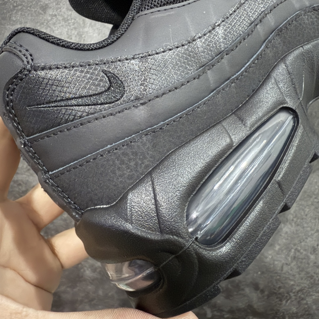 图片[3]-【KZ2.0版本】Nike Air Max 95 纯黑 货号：HM8755-001 纯原大厂生产线出品 原厂材料 原厂楦头 市场正确版本 区分错版 尺码：40 41 42 43 44 45 46 47.5 48 48.5-选品中心