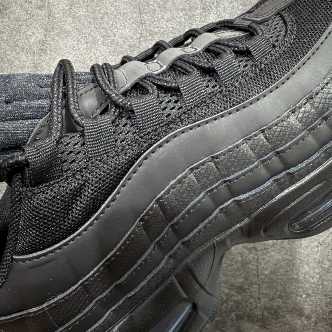 图片[4]-【KZ2.0版本】Nike Air Max 95 纯黑 货号：HM8755-001 纯原大厂生产线出品 原厂材料 原厂楦头 市场正确版本 区分错版 尺码：40 41 42 43 44 45 46 47.5 48 48.5-选品中心