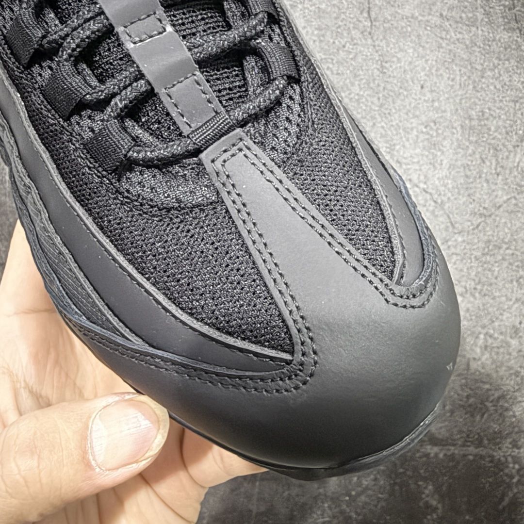 图片[5]-【KZ2.0版本】Nike Air Max 95 纯黑 货号：HM8755-001 纯原大厂生产线出品 原厂材料 原厂楦头 市场正确版本 区分错版 尺码：40 41 42 43 44 45 46 47.5 48 48.5-选品中心