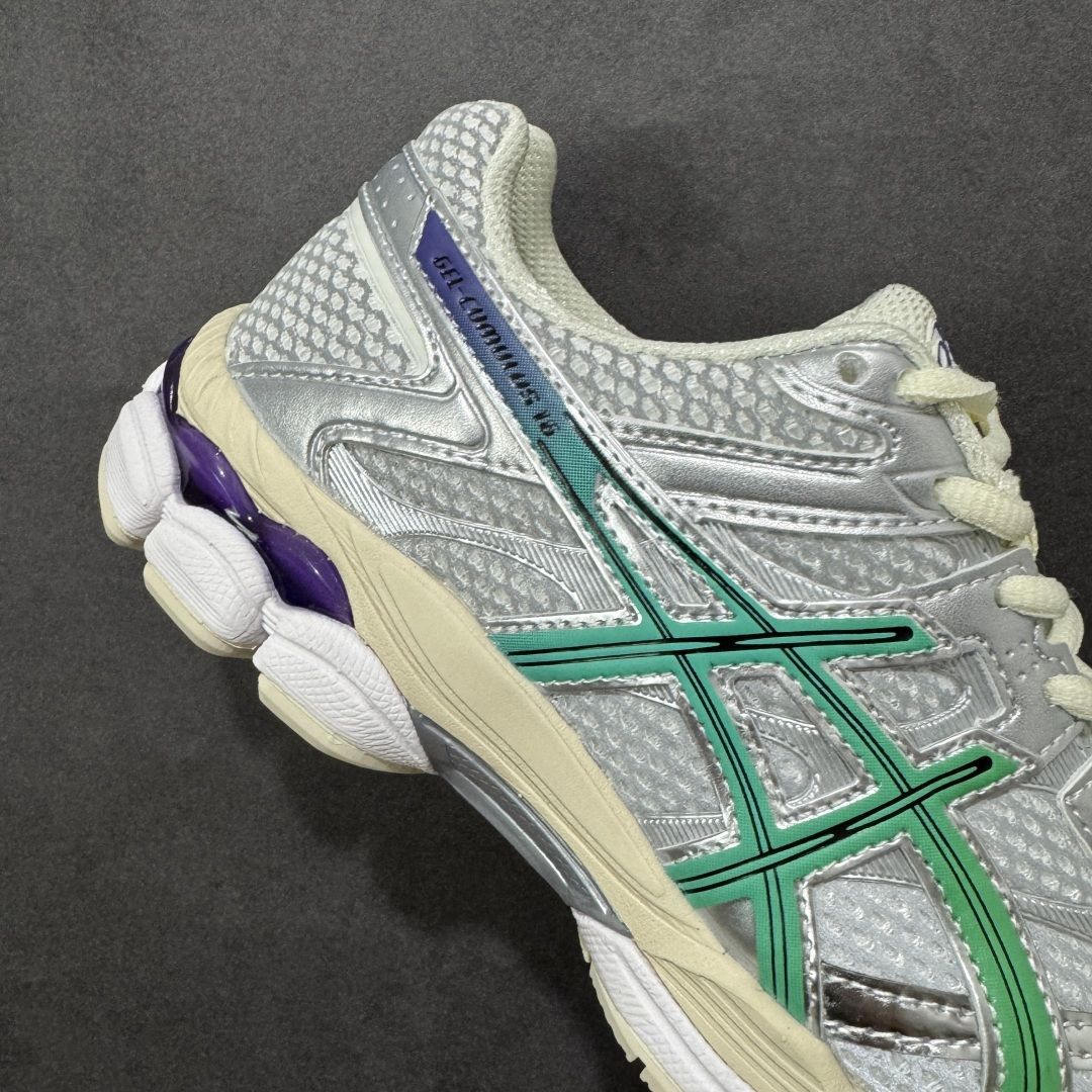 图片[6]-【公司级】Asics Gel-Cumulus 16 亚瑟士复古时尚缓震运动跑步鞋 鞋面采用无缝线工程网眼设计，全面升级的FF BLAST™ PLUS泡棉，更轻、更弹、更耐久。相比前代更轻盈鞋底采用了轻质发泡材料,并在后跟和前掌处采用了亚瑟士核心科技GEL缓震胶,赋予鞋款强大的缓冲性能,提供了更柔软舒适的穿着体验。AHAR® PLUS超耐磨橡胶大底，延长跑鞋使用寿命。 货号：1203A990-100 尺码：36 37 37.5 38 39 39.5 40 40.5 41.5 42 42.5 43.5 44 45 编码：AMB260270-选品中心