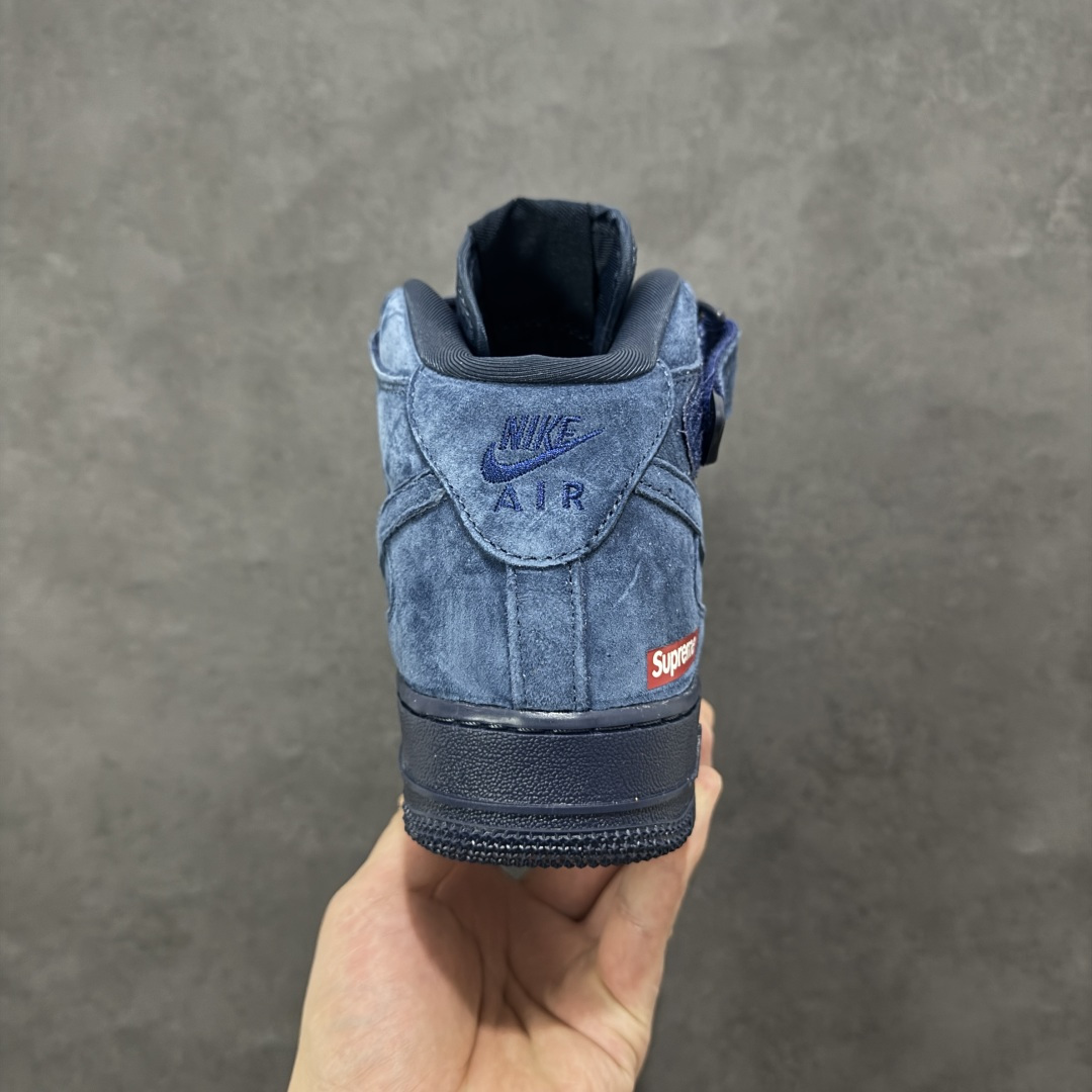 图片[4]-【公司级】Nike Air Force 1 MID Supreme联名 空军一号中帮休闲板鞋 定制鞋盒 原楦头原纸板 纯正空军版型 内置全掌气垫 货号：DV0788-006 尺码：36 36.5 37.5 38 38.5 39 40 40.5 41 42 42.5 43 44 44.5 45-选品中心