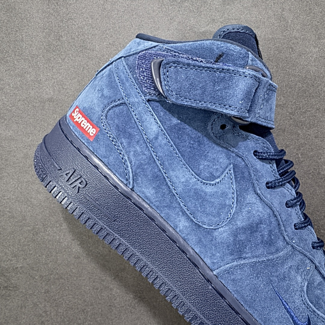 图片[6]-【公司级】Nike Air Force 1 MID Supreme联名 空军一号中帮休闲板鞋 定制鞋盒 原楦头原纸板 纯正空军版型 内置全掌气垫 货号：DV0788-006 尺码：36 36.5 37.5 38 38.5 39 40 40.5 41 42 42.5 43 44 44.5 45-选品中心