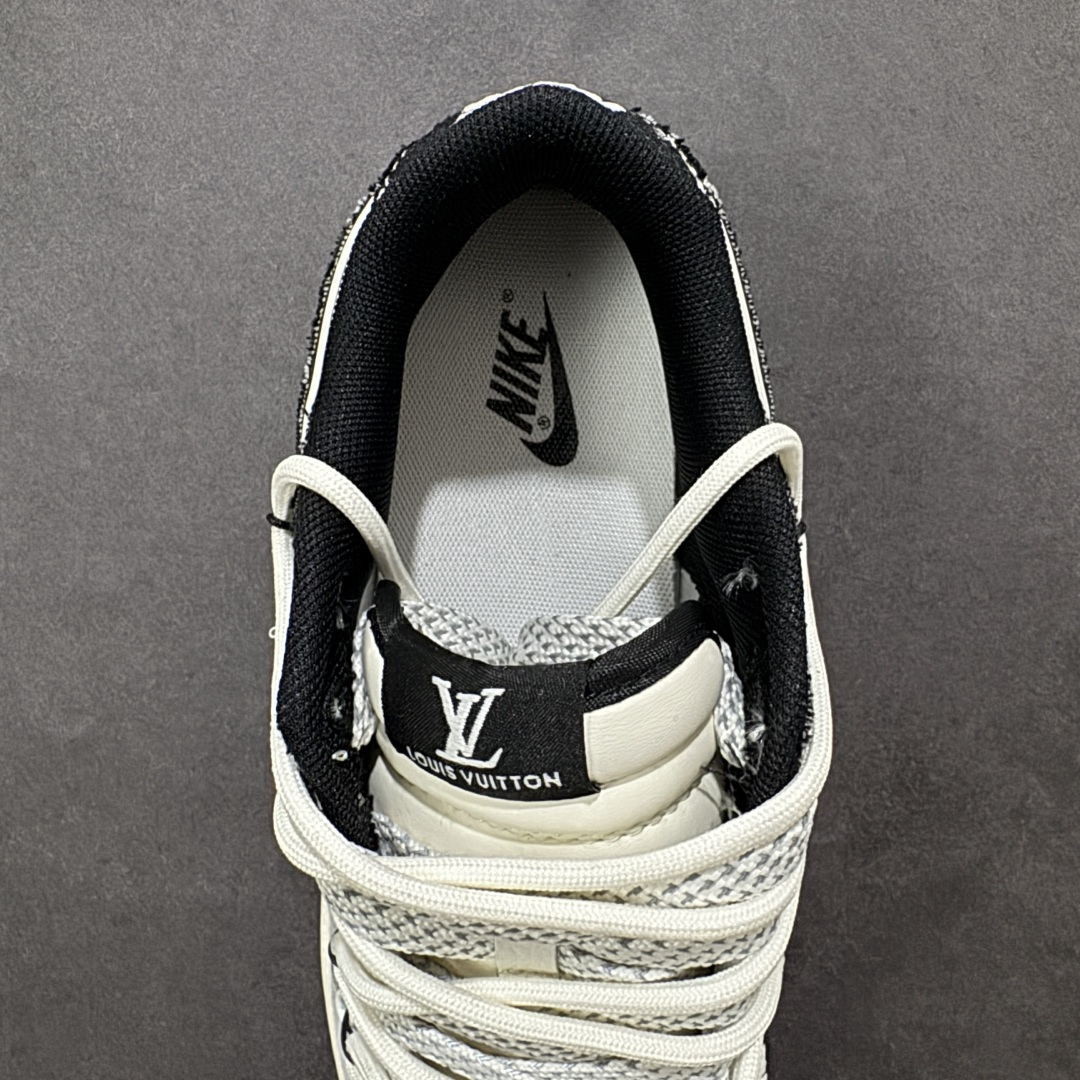 图片[7]-【定制版】Nike SB Dunk Low“LV联名——荔纹勾抽绳” 周年高端定制 低帮休闲板鞋 定制鞋盒 大厂纯原品质出货 超高清洁度 皮料切割干净无任何毛边 细节完美 货号：CX5050-Y43 尺码： 36 36.5 37.5 38 38.5 39 40 40.5 41 42 42.5 43 44 44.5 45-选品中心