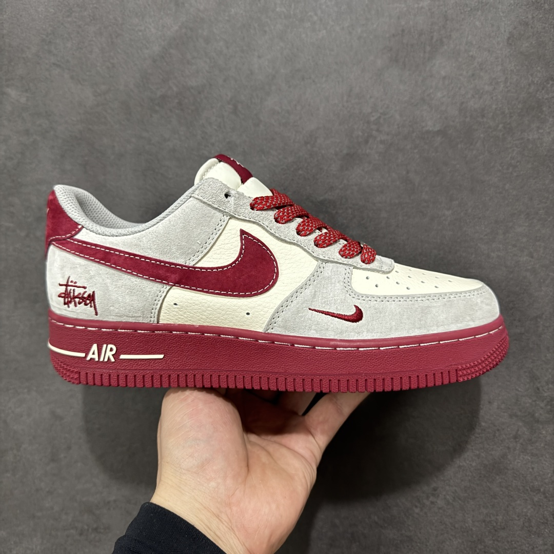 【定制版】Nike Air Force 1\'07 Low 斯图西联名 空军一号低帮休闲板鞋  #原楦头原纸板 原装鞋盒 定制五金配件 内置全掌气垫 原厂鞋底 货号：JP8028-076  尺码：36 36.5 37.5 38 38.5 39 40 40.5 41 42 42.5 43 44 44.5 45-选品中心
