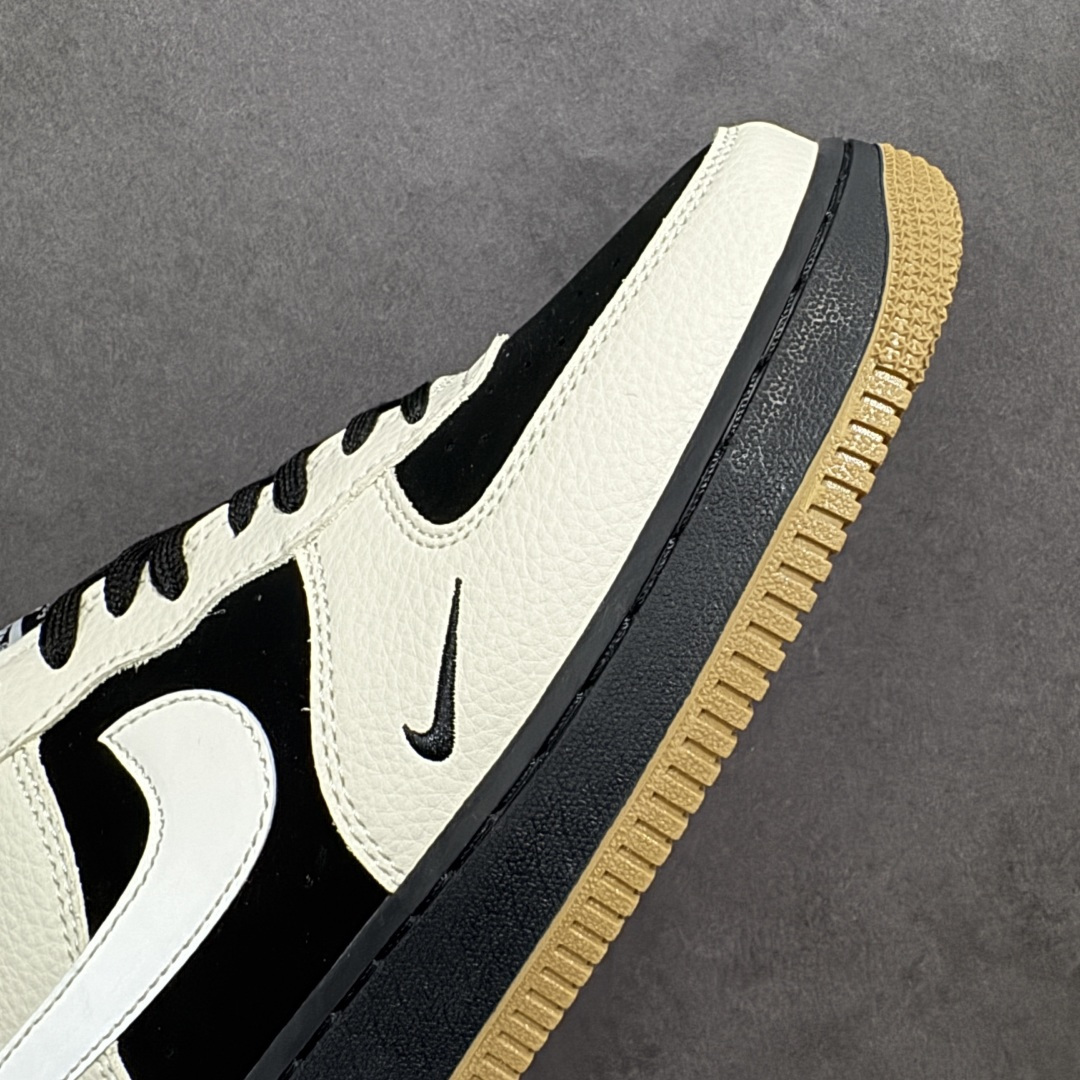 图片[5]-【定制版】Nike Air Force 1 \’07 Low “斯图西联名——双拼米黑棕”空军一号 高端定制 低帮 运动鞋 休闲鞋 折边针车 工艺难度大 原楦头原纸板 原装鞋盒 定制五金配件 内置全掌气垫 原厂鞋底 货号：LD1999-006 尺码：36 36.5 37.5 38 38.5 39 40 40.5 41 42 42.5 43 44 44.5 45 编码：HXSB310320-选品中心