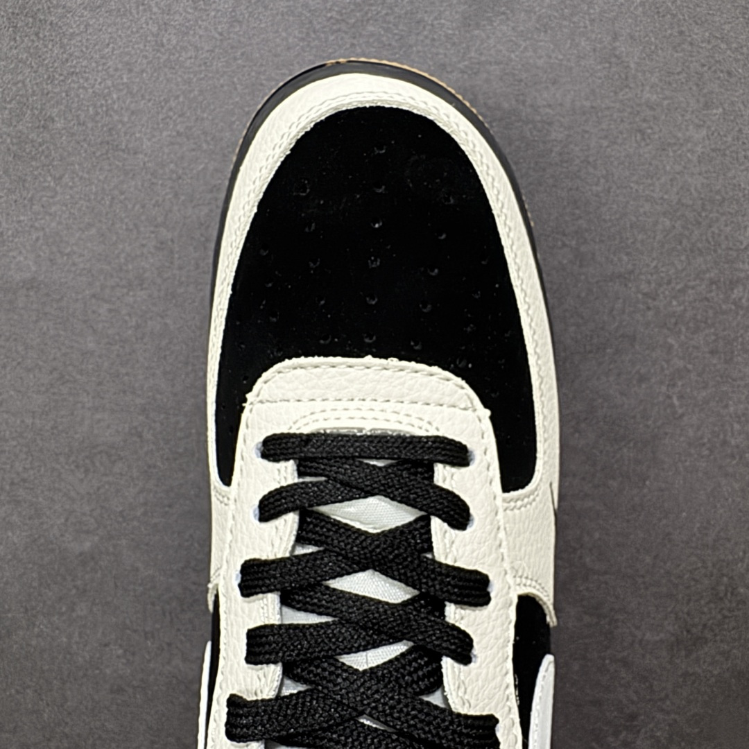 图片[8]-【定制版】Nike Air Force 1 \’07 Low “斯图西联名——双拼米黑棕”空军一号 高端定制 低帮 运动鞋 休闲鞋 折边针车 工艺难度大 原楦头原纸板 原装鞋盒 定制五金配件 内置全掌气垫 原厂鞋底 货号：LD1999-006 尺码：36 36.5 37.5 38 38.5 39 40 40.5 41 42 42.5 43 44 44.5 45 编码：HXSB310320-选品中心