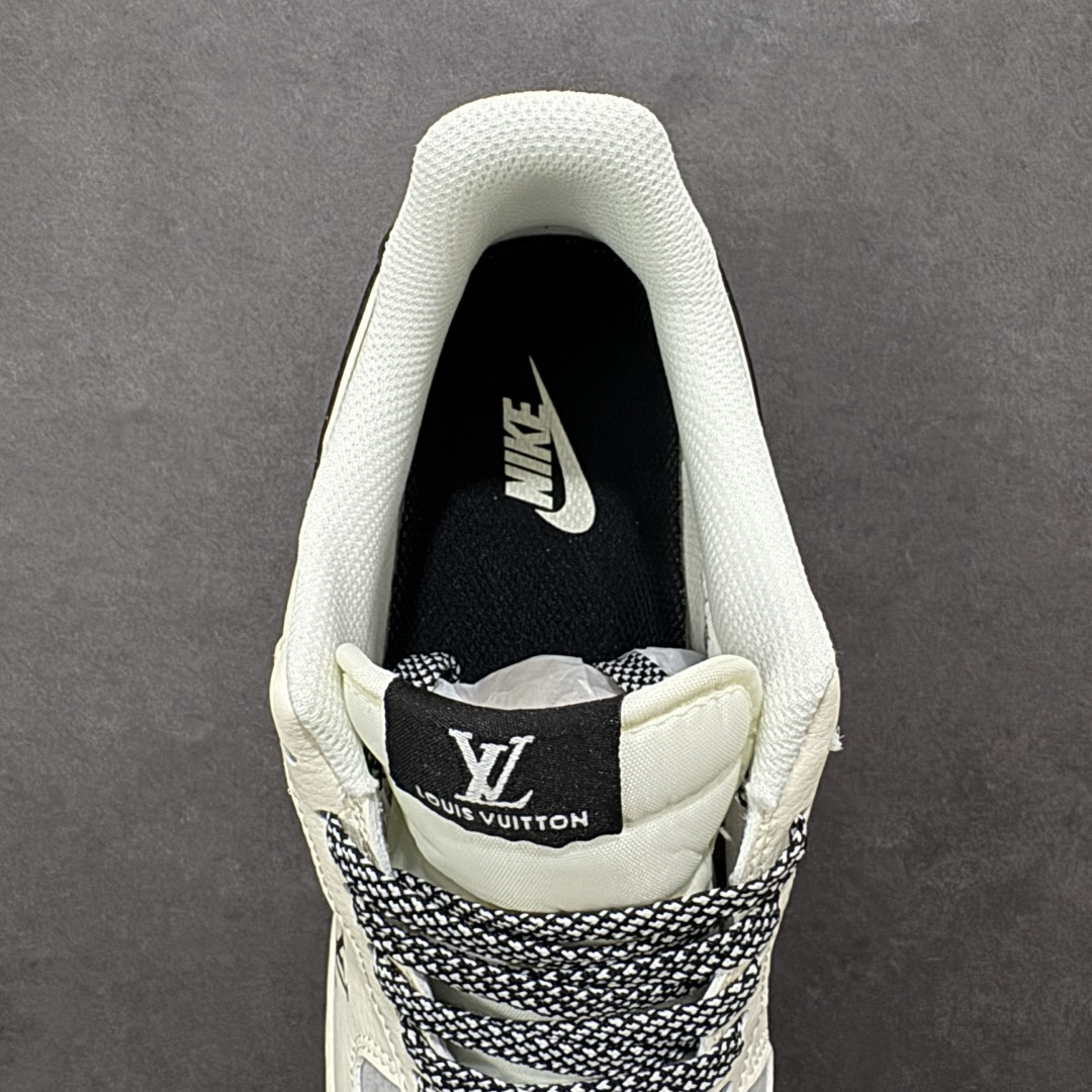 图片[7]-【定制版】Nike Air Force 1\’07 Low LV联名 黑灰麂皮 空军一号低帮休闲板鞋  #定制鞋盒 大厂纯原品质出货 超高清洁度 皮料切割干净无任何毛边 细节完美 货号：XD9314-619  尺码：36 36.5 37.5 38 38.5 39 40 40.5 41 42 42.5 43 44 44.5 45-选品中心