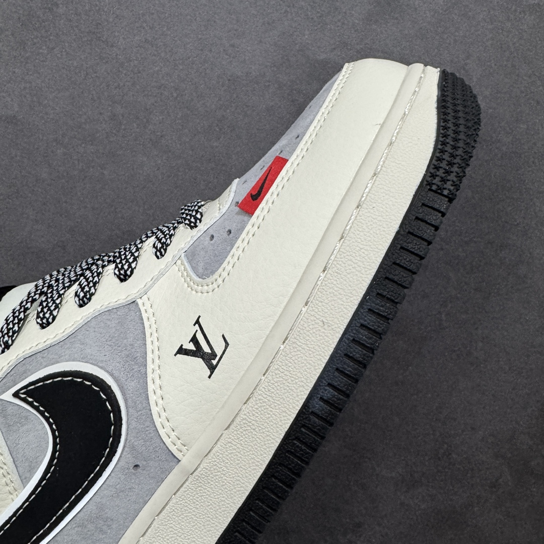 图片[5]-【定制版】Nike Air Force 1\’07 Low LV联名 黑灰麂皮 空军一号低帮休闲板鞋  #定制鞋盒 大厂纯原品质出货 超高清洁度 皮料切割干净无任何毛边 细节完美 货号：XD9314-619  尺码：36 36.5 37.5 38 38.5 39 40 40.5 41 42 42.5 43 44 44.5 45-选品中心