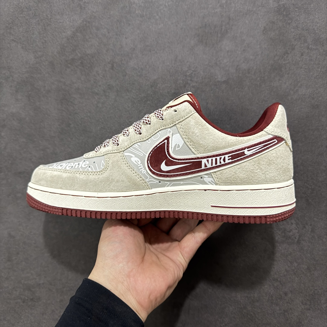 图片[2]-【定制版】Nike Air Force 1\’07 Low 浅米酒红 空军一号低帮休闲板鞋 SS1979-012  #定制皮料 定制鞋盒 原楦原纸板 纯正空军版型 内置全掌气垫  尺码：36 36.5 37.5 38 38.5 39 40 40.5 41 42 42.5 43 44 44.5 45 编码：HXSA310320-选品中心