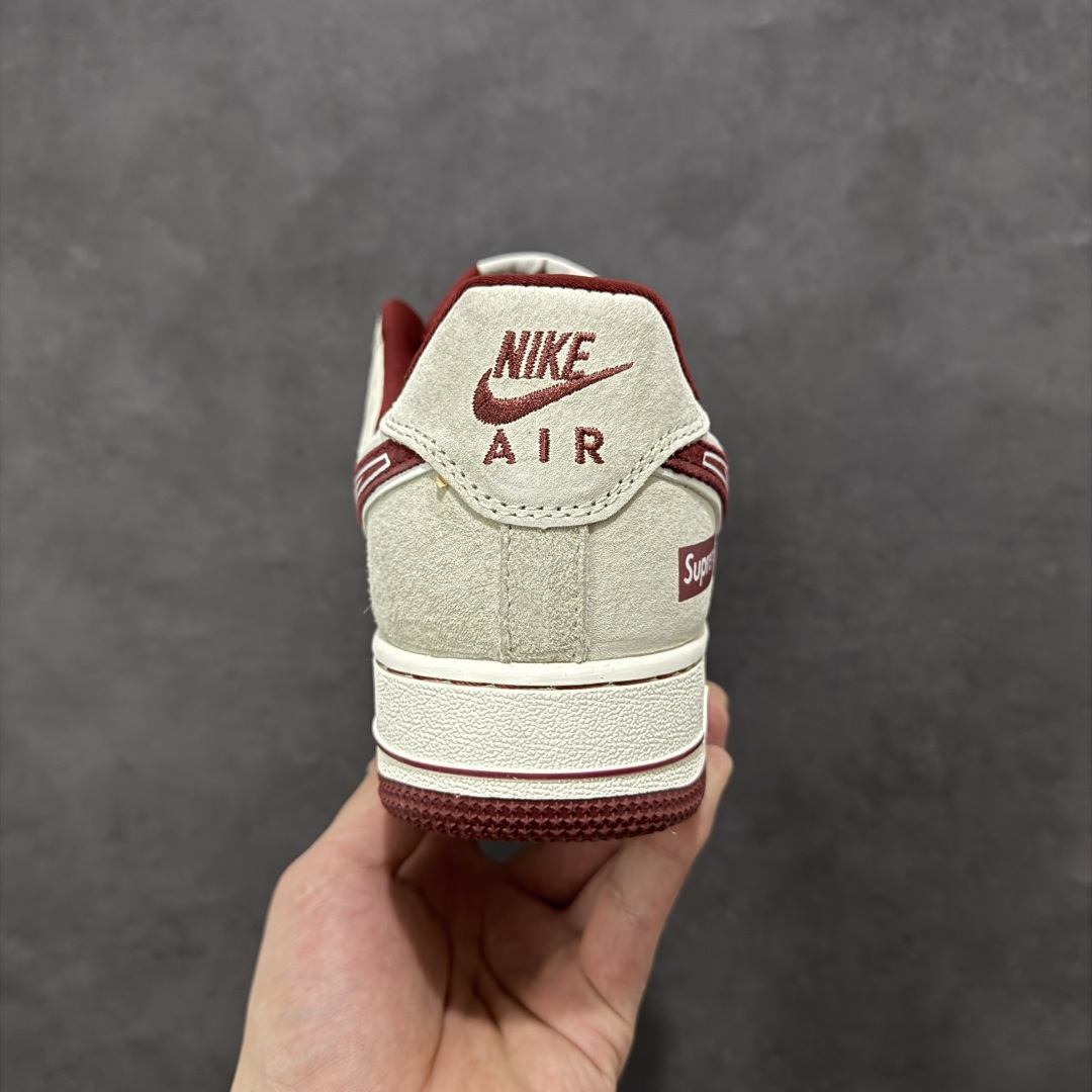 图片[4]-【定制版】Nike Air Force 1\’07 Low 浅米酒红 空军一号低帮休闲板鞋 SS1979-012  #定制皮料 定制鞋盒 原楦原纸板 纯正空军版型 内置全掌气垫  尺码：36 36.5 37.5 38 38.5 39 40 40.5 41 42 42.5 43 44 44.5 45 编码：HXSA310320-选品中心