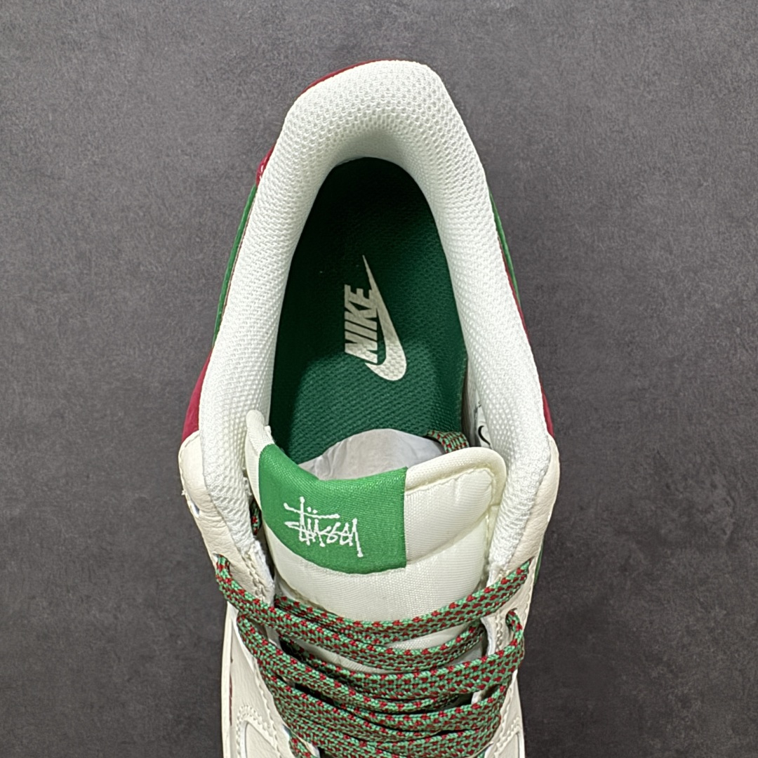 图片[7]-【定制版】Nike Air Force 1\’07 Low 斯图西联名 空军一号低帮休闲板鞋  #原楦头原纸板 原装鞋盒 定制五金配件 内置全掌气垫 原厂鞋底 货号：XD9314-615  尺码：36 36.5 37.5 38 38.5 39 40 40.5 41 42 42.5 43 44 44.5 45-选品中心