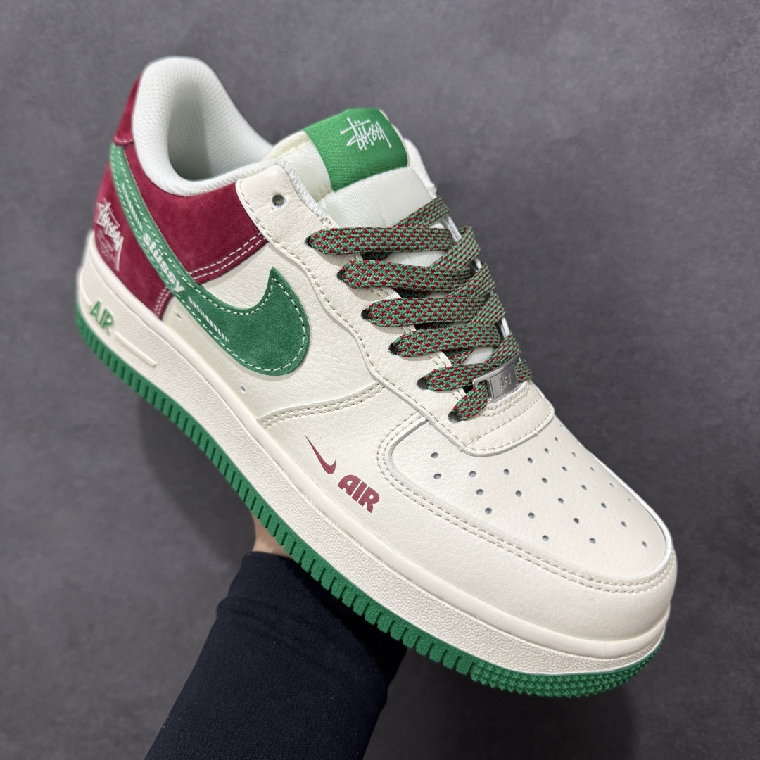 图片[3]-【定制版】Nike Air Force 1\’07 Low 斯图西联名 空军一号低帮休闲板鞋  #原楦头原纸板 原装鞋盒 定制五金配件 内置全掌气垫 原厂鞋底 货号：XD9314-615  尺码：36 36.5 37.5 38 38.5 39 40 40.5 41 42 42.5 43 44 44.5 45-选品中心