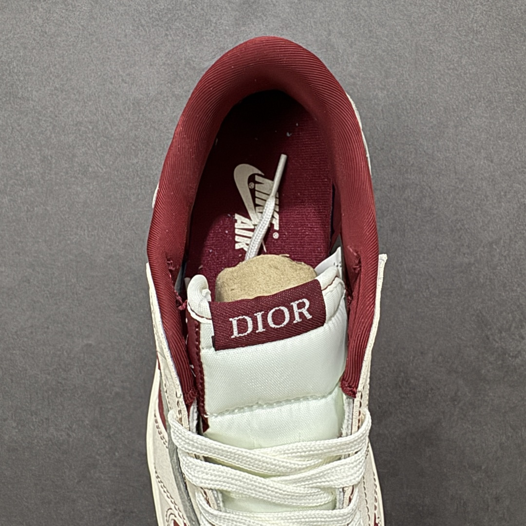 图片[7]-【定制版】Air Jordan 1 Low AJ1 乔1 Dior联名 高端定制 倒钩低帮复古篮球鞋  #定制鞋盒 大厂纯原品质出货 超高清洁度 皮料切割干净无任何毛边 细节完美 货号：XS2025-082  尺码：36 36.5 37.5 38 36.5 39 40 40.5 41 42 42.5 43 44 44.5 45-选品中心