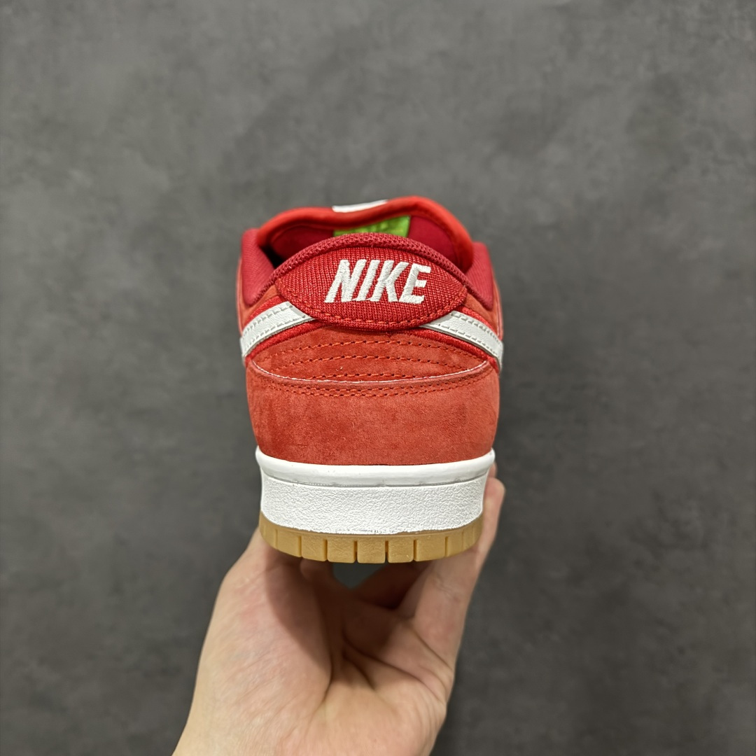 图片[4]-【定制版】Nike SB Dunk Low 西瓜红 SB低帮休闲板鞋 FZ1287-300  #大厂纯原品质出货 清洁度 电绣工艺 皮料切割干净无任何毛边 细节完美  尺码：36 36.5 37.5 38 38.5 39 40 40.5 41 42 42.5 43 44 44.5 45 46 编码：YBB260270-选品中心