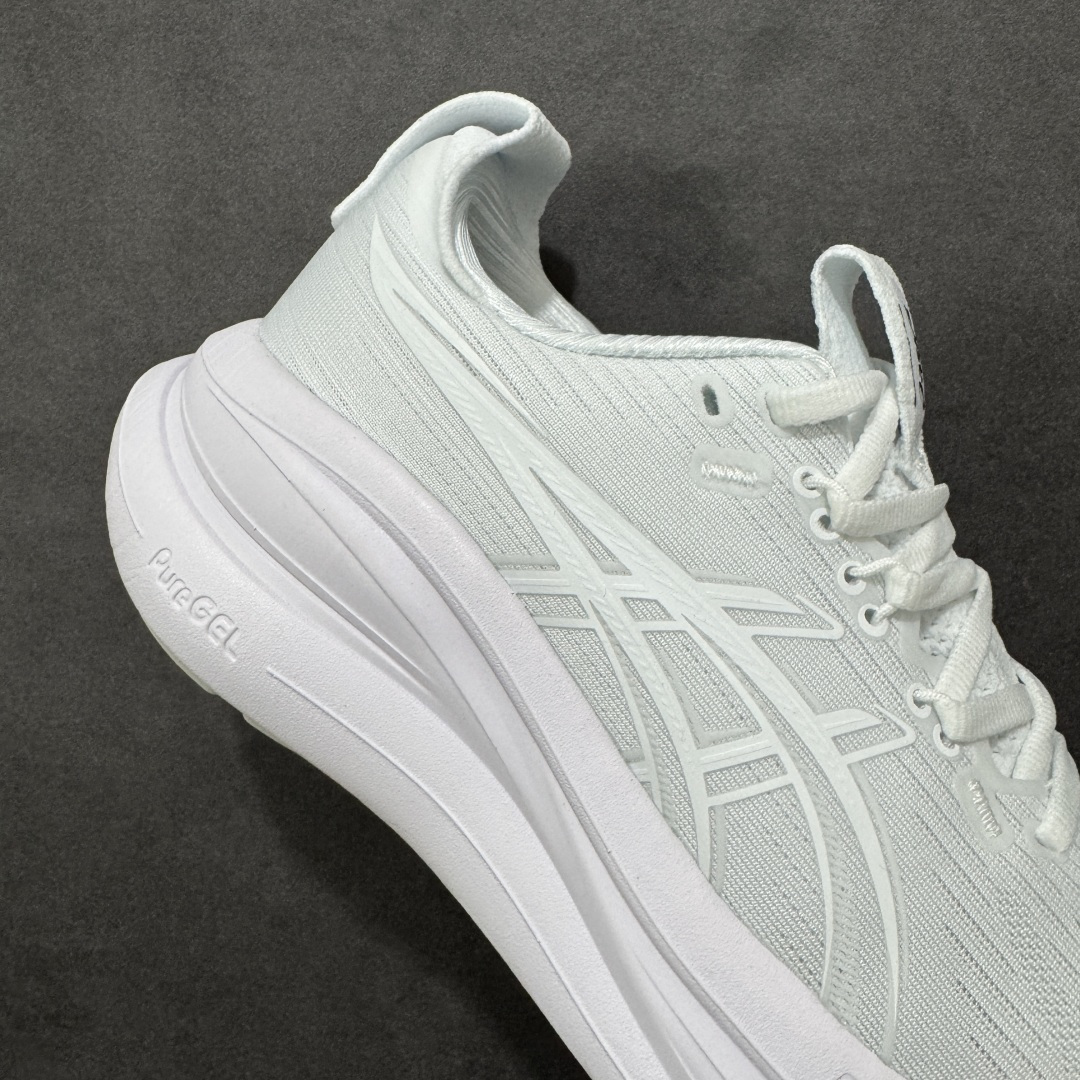 图片[6]-【公司级】Asics Gel-Nimbus 28 舒适防滑耐磨低帮休闲跑步鞋 鞋底采用了轻质发泡材料 并在后跟和前掌处采用了ASICS亚瑟士核心科技-GEL缓震胶 赋予鞋款强大的缓冲性能 提供了更柔软舒适的穿着体验 而在原有设计的启发之上 此次鞋款采用更贴合当今潮流趋势的材料和创新技术 展现出纽约充满活力的都市精神 货号：1011C127-100 尺码：36 37 37.5 38 39 39.5 40.5 41.5 42 42.5 43.5 44 45 46 47 编码：AMB250260-选品中心