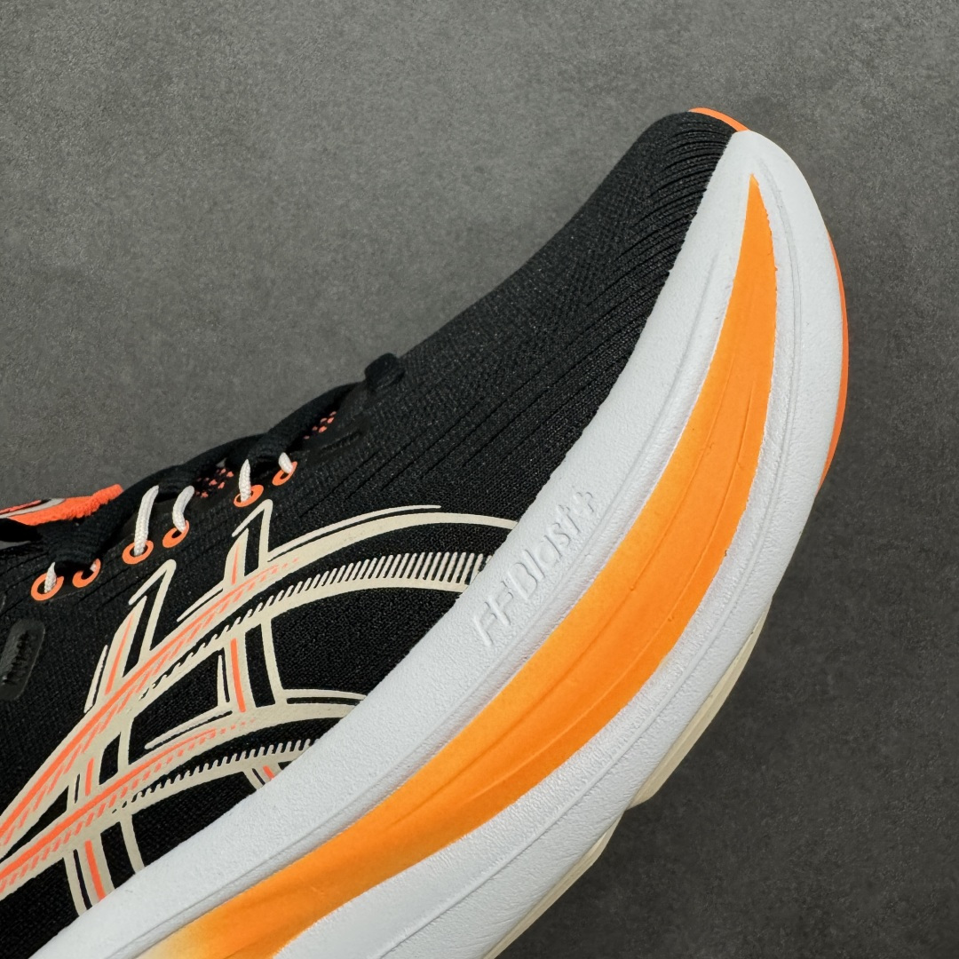 图片[5]-【公司级】Asics Gel-Nimbus 28 舒适防滑耐磨低帮休闲跑步鞋 鞋底采用了轻质发泡材料 并在后跟和前掌处采用了ASICS亚瑟士核心科技-GEL缓震胶 赋予鞋款强大的缓冲性能 提供了更柔软舒适的穿着体验 而在原有设计的启发之上 此次鞋款采用更贴合当今潮流趋势的材料和创新技术 展现出纽约充满活力的都市精神 货号：1011C127-100 尺码：36 37 37.5 38 39 39.5 40.5 41.5 42 42.5 43.5 44 45 46 47 编码：AMB250260-选品中心