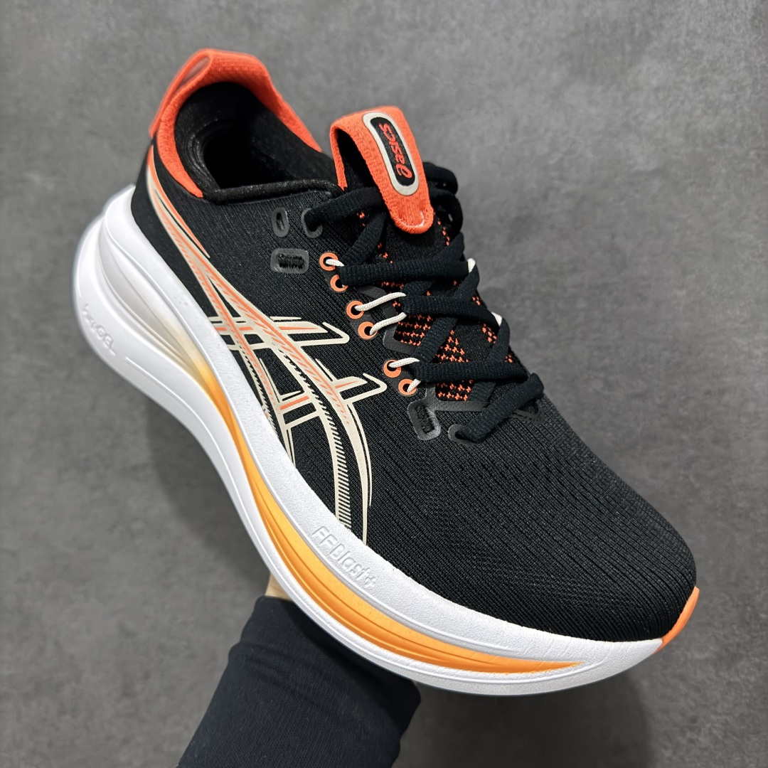 图片[3]-【公司级】Asics Gel-Nimbus 28 舒适防滑耐磨低帮休闲跑步鞋 鞋底采用了轻质发泡材料 并在后跟和前掌处采用了ASICS亚瑟士核心科技-GEL缓震胶 赋予鞋款强大的缓冲性能 提供了更柔软舒适的穿着体验 而在原有设计的启发之上 此次鞋款采用更贴合当今潮流趋势的材料和创新技术 展现出纽约充满活力的都市精神 货号：1011C127-100 尺码：36 37 37.5 38 39 39.5 40.5 41.5 42 42.5 43.5 44 45 46 47 编码：AMB250260-选品中心