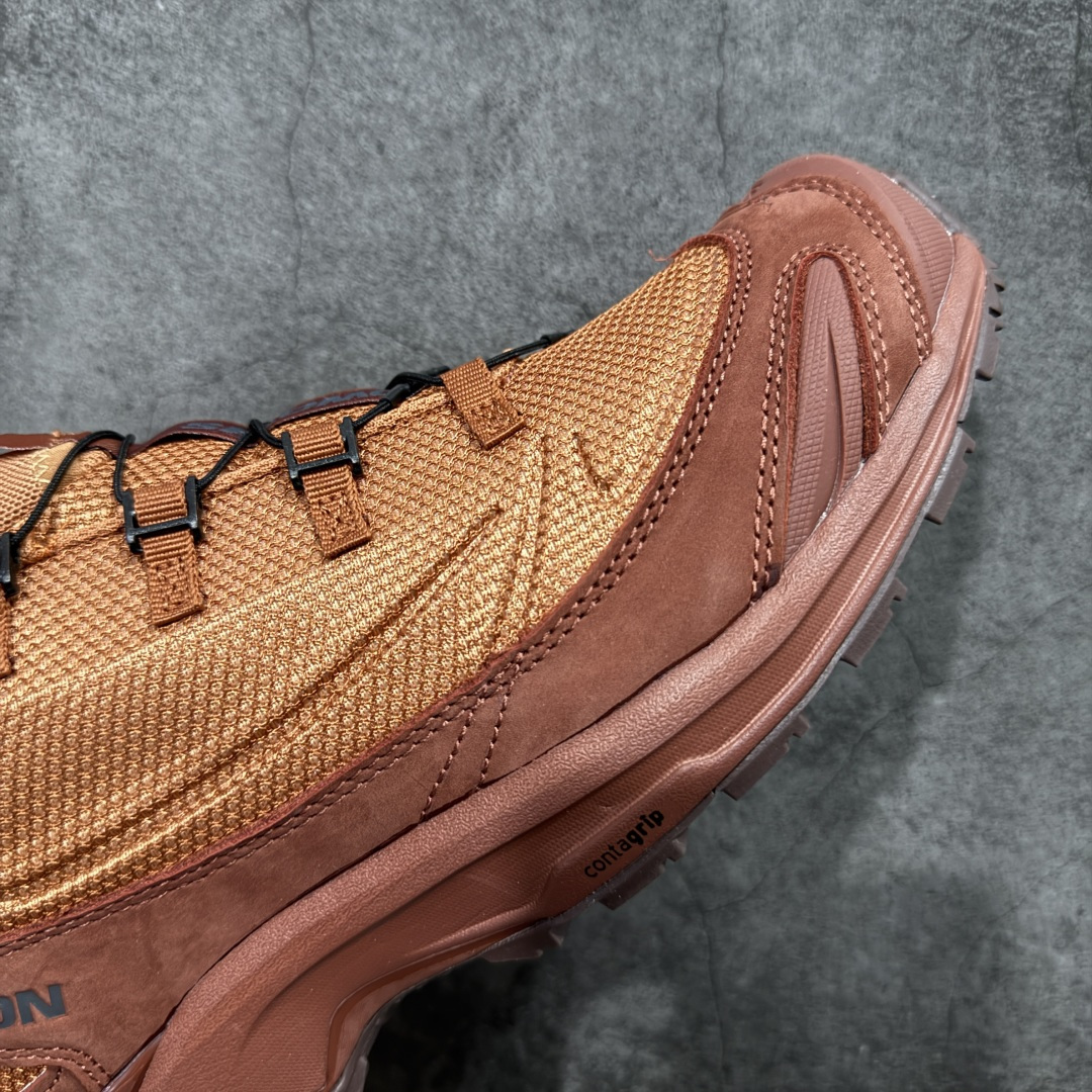 图片[6]-【Goat礼盒版】Salomon萨洛蒙2025秋冬新款XA pro 3D JEONG LI 二代系列新色系跑步鞋休闲运动鞋 479615 T0级别版本出货-只做市面市场第一档 皮面部位采用头层皮打造-横扫市面 中底搭载全掌玻璃纤维能量板和超厚弹性泡沫中底，跑动时推进力十足，缓震回馈很强，日常通勤或训练都很稳 鞋身长毛牛猄皮面设计，内层材质透气网面 穿着舒适度好 原版材质 原版大底 尺码：36-45-选品中心