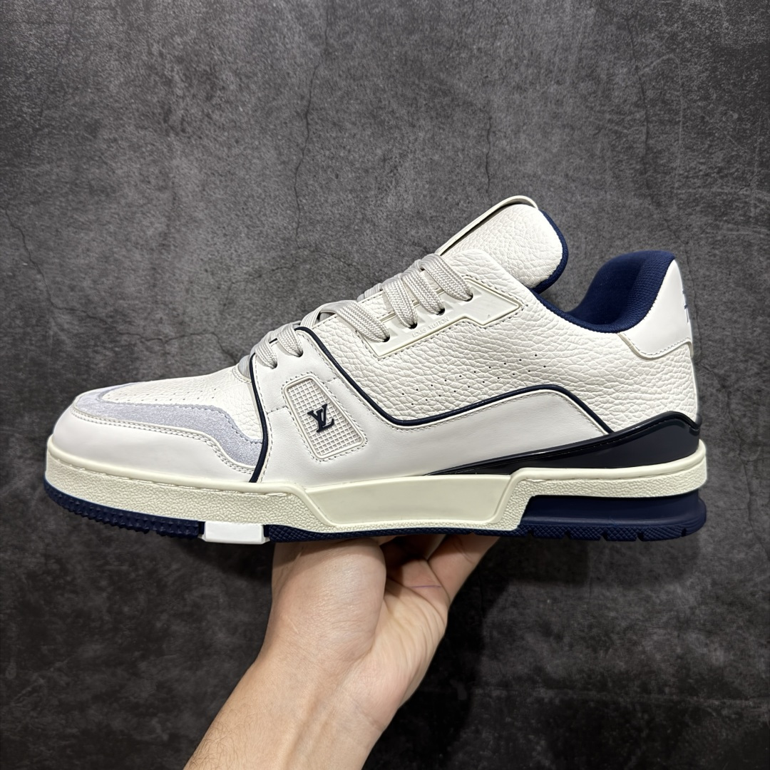 图片[2]-【XC版本】Louis Vuitton LV Trainer系列 新配色入库上架 市场货一堆的东西没必要做文案吹嘘 实拍如图 所见即所得 细节细揣摩 让你感受真正的好货 尺码： 39 40 41 42 43 44 45 46-选品中心