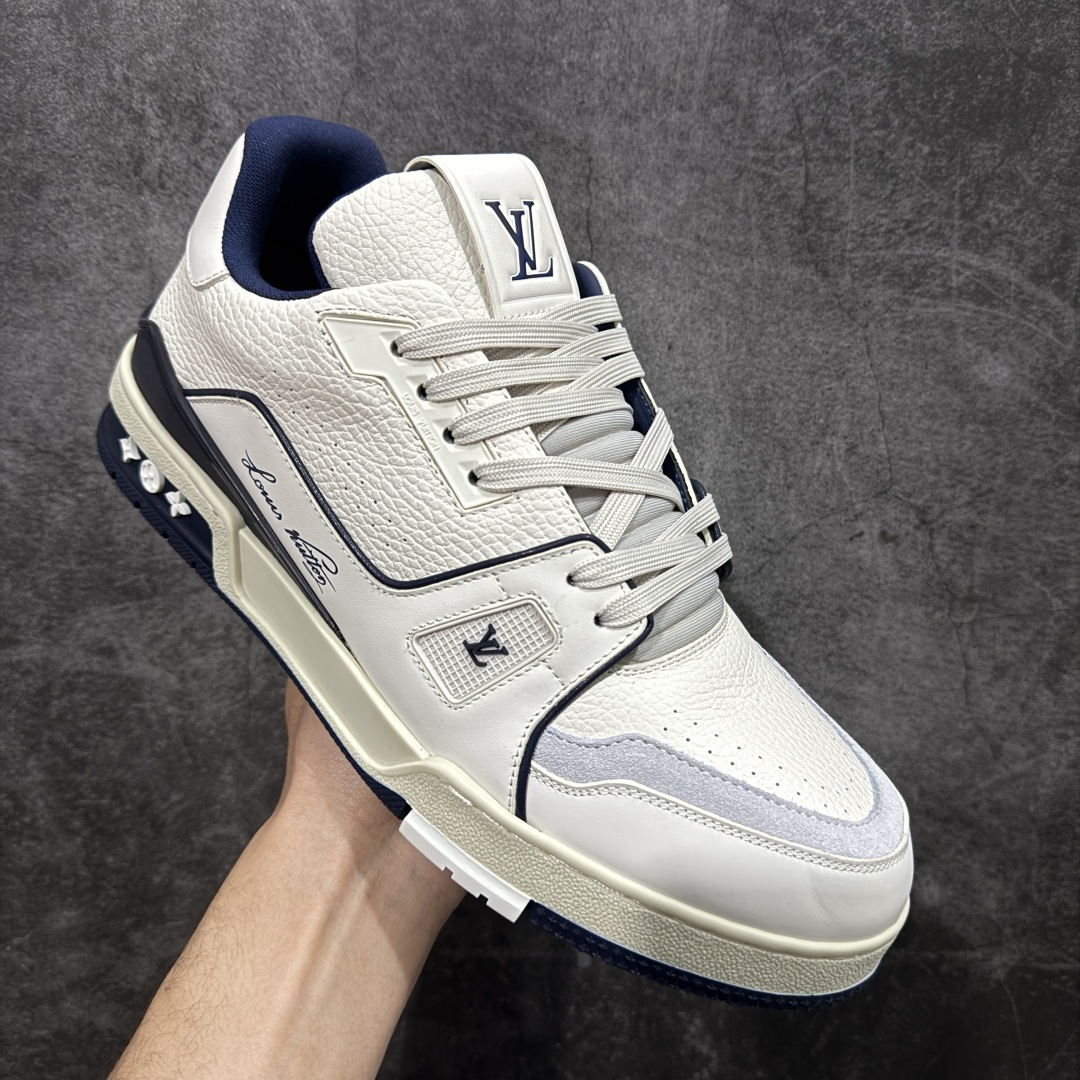 图片[3]-【XC版本】Louis Vuitton LV Trainer系列 新配色入库上架 市场货一堆的东西没必要做文案吹嘘 实拍如图 所见即所得 细节细揣摩 让你感受真正的好货 尺码： 39 40 41 42 43 44 45 46-选品中心