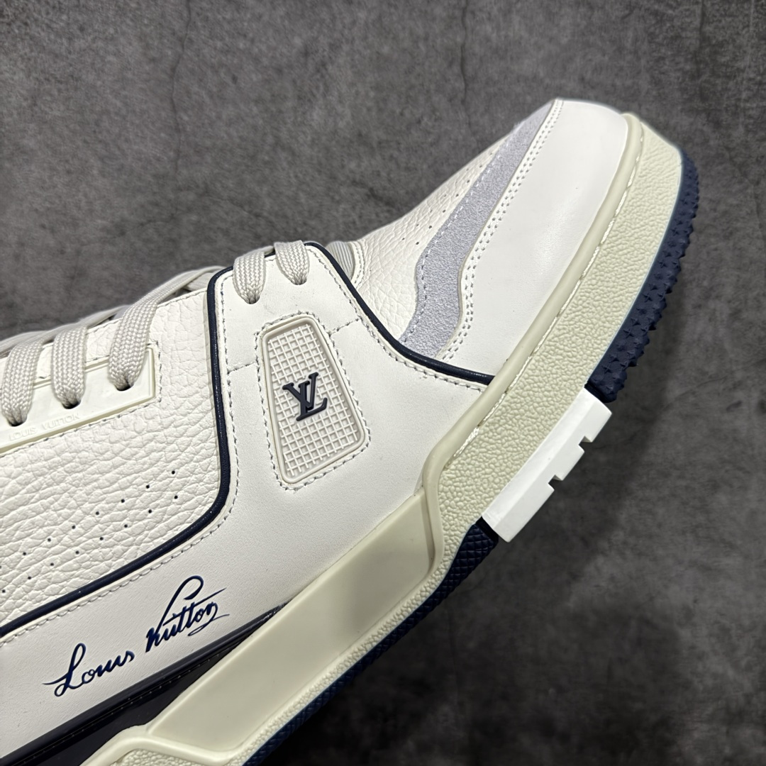 图片[6]-【XC版本】Louis Vuitton LV Trainer系列 新配色入库上架 市场货一堆的东西没必要做文案吹嘘 实拍如图 所见即所得 细节细揣摩 让你感受真正的好货 尺码： 39 40 41 42 43 44 45 46-选品中心