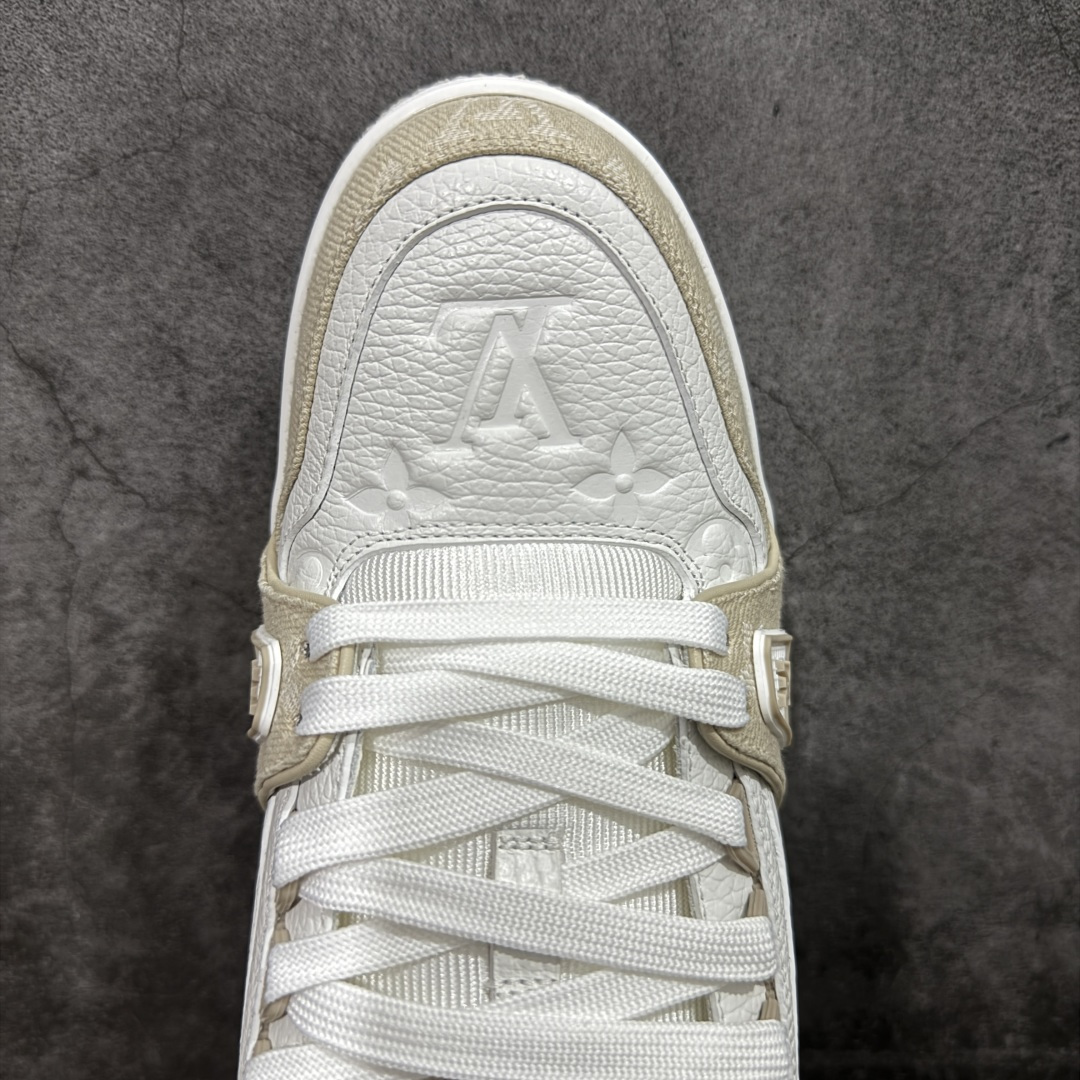 图片[5]-【XC版本】Louis Vuitton LV Trainer系列 新配色入库上架 市场货一堆的东西没必要做文案吹嘘 实拍如图 所见即所得 细节细揣摩 让你感受真正的好货 尺码： 39 40 41 42 43 44 45 46-选品中心
