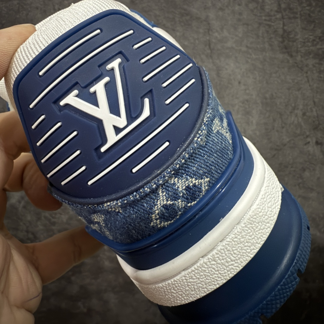 图片[2]-【XC版本】Louis Vuitton LV Trainer系列 新配色入库上架 市场货一堆的东西没必要做文案吹嘘 实拍如图 所见即所得 细节细揣摩 让你感受真正的好货 尺码： 39 40 41 42 43 44 45 46-选品中心