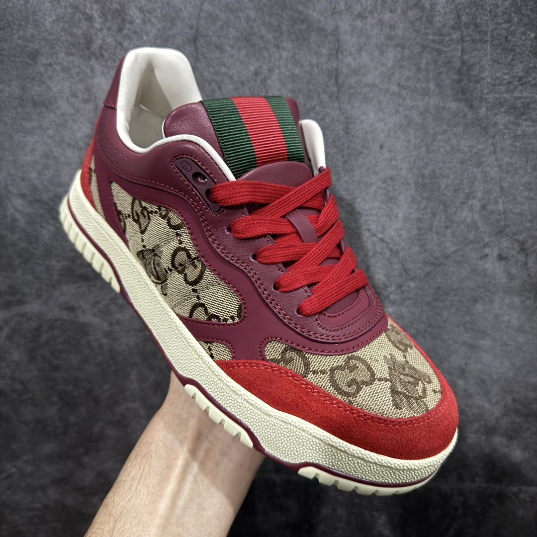 图片[3]-【海淘代购版】Gucci 古驰 RE-Web 新款 复古休闲板鞋 海淘代购专供品质 正确楦型 配件齐全 进口皮料/原版羊皮内里 匠心打造 其用料及细节已争取最大限度还原公司正品 实拍如图 所见即所得 谨防混卖 尺码：39 40 41 42 43 44 45-选品中心