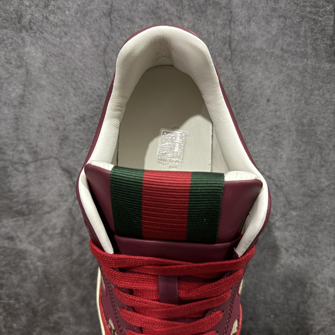 图片[8]-【海淘代购版】Gucci 古驰 RE-Web 新款 复古休闲板鞋 海淘代购专供品质 正确楦型 配件齐全 进口皮料/原版羊皮内里 匠心打造 其用料及细节已争取最大限度还原公司正品 实拍如图 所见即所得 谨防混卖 尺码：39 40 41 42 43 44 45-选品中心