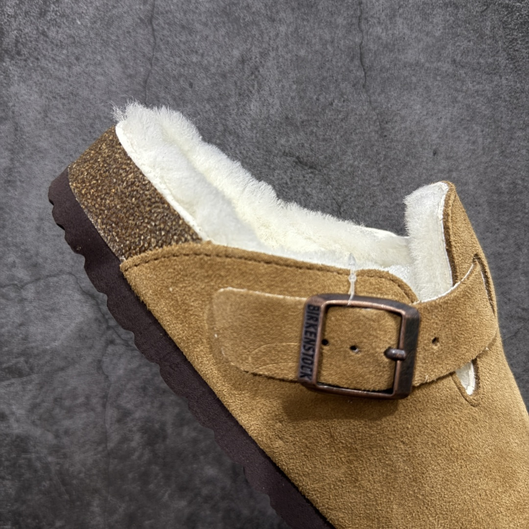 图片[7]-【莞顶G版】Birkenstock\\t 勃肯/博肯软木软底 羊毛一体休闲鞋 半拖 品质升级版 市场最好品质 十年ZP代工厂老师傅工艺 纯手工打造原汁原味博肯 市场最强版 没有之一 鞋面设计：选用陸丰A级进口羊皮毛，质地细腻，手感丰满；尺寸间障均匀，柔软，深度保暖；吸湿，进气，排汗 鞋子内里：化质澳洲羔羊皮分子结构可将水蒸气吸进多孔构体中，吸湿性好，透气性极住，保持脚底干爽 鞋底设计：型模EVA极富弹性，加持胎面设计，升级版独家私模，柔软回弹性好，耐折耐磨，防滑防踢 尺码： 35-45-选品中心