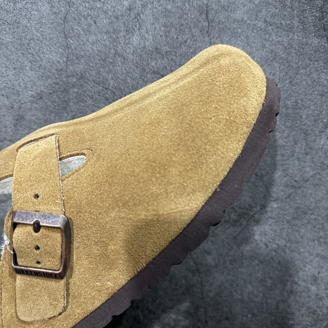 图片[6]-【莞顶G版】Birkenstock\\t 勃肯/博肯软木软底 羊毛一体休闲鞋 半拖 品质升级版 市场最好品质 十年ZP代工厂老师傅工艺 纯手工打造原汁原味博肯 市场最强版 没有之一 鞋面设计：选用陸丰A级进口羊皮毛，质地细腻，手感丰满；尺寸间障均匀，柔软，深度保暖；吸湿，进气，排汗 鞋子内里：化质澳洲羔羊皮分子结构可将水蒸气吸进多孔构体中，吸湿性好，透气性极住，保持脚底干爽 鞋底设计：型模EVA极富弹性，加持胎面设计，升级版独家私模，柔软回弹性好，耐折耐磨，防滑防踢 尺码： 35-45-选品中心