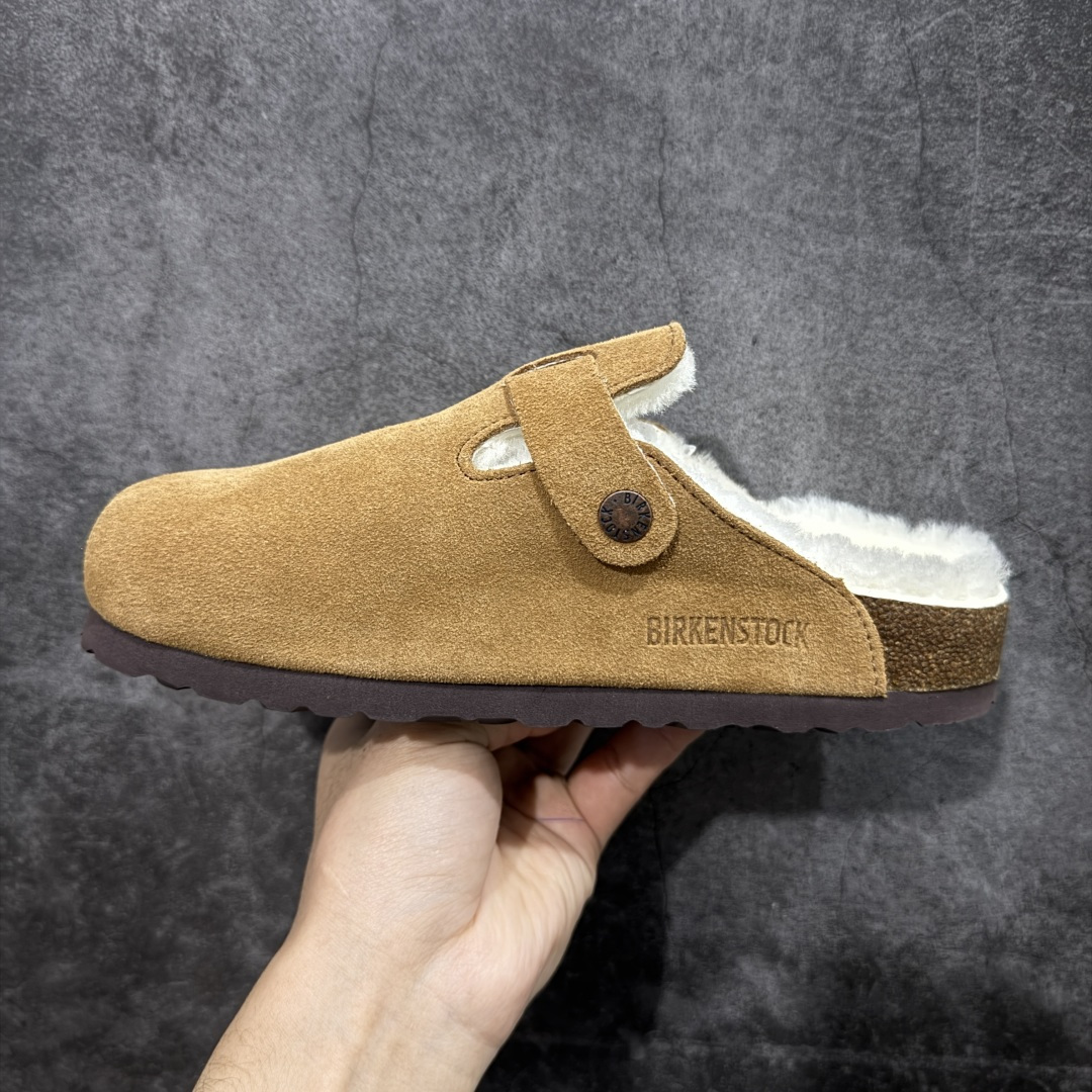 图片[2]-【莞顶G版】Birkenstock\\t 勃肯/博肯软木软底 羊毛一体休闲鞋 半拖 品质升级版 市场最好品质 十年ZP代工厂老师傅工艺 纯手工打造原汁原味博肯 市场最强版 没有之一 鞋面设计：选用陸丰A级进口羊皮毛，质地细腻，手感丰满；尺寸间障均匀，柔软，深度保暖；吸湿，进气，排汗 鞋子内里：化质澳洲羔羊皮分子结构可将水蒸气吸进多孔构体中，吸湿性好，透气性极住，保持脚底干爽 鞋底设计：型模EVA极富弹性，加持胎面设计，升级版独家私模，柔软回弹性好，耐折耐磨，防滑防踢 尺码： 35-45-选品中心