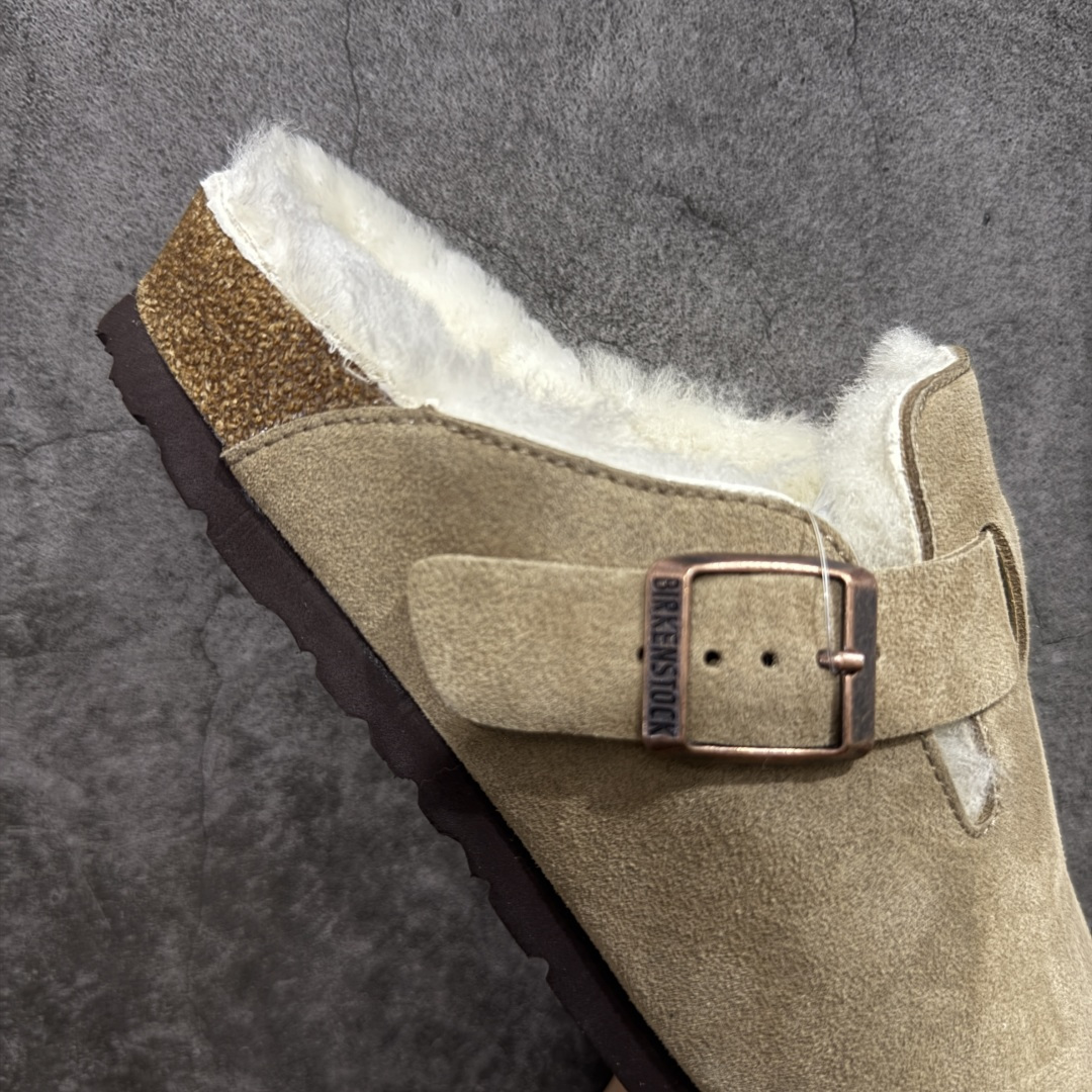 图片[7]-【莞顶G版】Birkenstock\\t 勃肯/博肯软木软底 羊毛一体休闲鞋 半拖 品质升级版 市场最好品质 十年ZP代工厂老师傅工艺 纯手工打造原汁原味博肯 市场最强版 没有之一 鞋面设计：选用陸丰A级进口羊皮毛，质地细腻，手感丰满；尺寸间障均匀，柔软，深度保暖；吸湿，进气，排汗 鞋子内里：化质澳洲羔羊皮分子结构可将水蒸气吸进多孔构体中，吸湿性好，透气性极住，保持脚底干爽 鞋底设计：型模EVA极富弹性，加持胎面设计，升级版独家私模，柔软回弹性好，耐折耐磨，防滑防踢 尺码： 35-45-选品中心