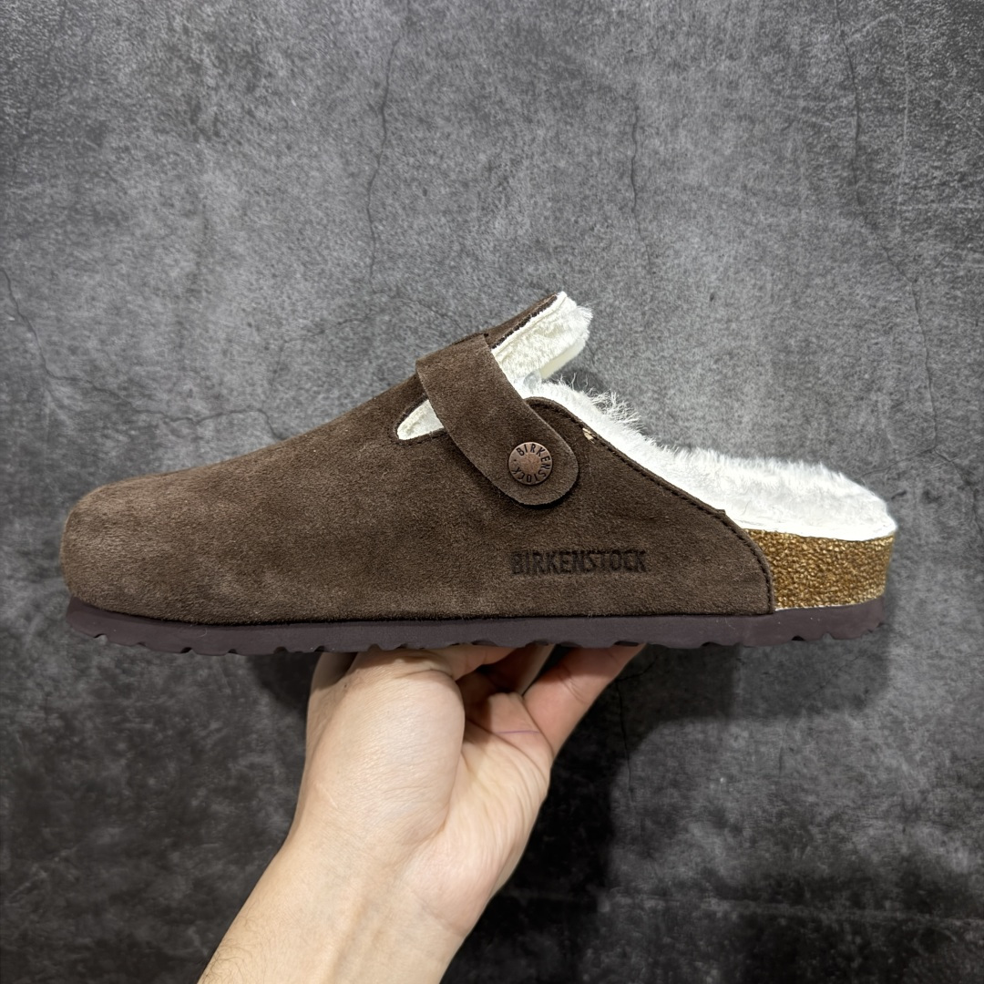 图片[2]-【莞顶G版】Birkenstock\\t 勃肯/博肯软木软底 羊毛一体休闲鞋 半拖 品质升级版 市场最好品质 十年ZP代工厂老师傅工艺 纯手工打造原汁原味博肯 市场最强版 没有之一 鞋面设计：选用陸丰A级进口羊皮毛，质地细腻，手感丰满；尺寸间障均匀，柔软，深度保暖；吸湿，进气，排汗 鞋子内里：化质澳洲羔羊皮分子结构可将水蒸气吸进多孔构体中，吸湿性好，透气性极住，保持脚底干爽 鞋底设计：型模EVA极富弹性，加持胎面设计，升级版独家私模，柔软回弹性好，耐折耐磨，防滑防踢 尺码： 35-45-选品中心