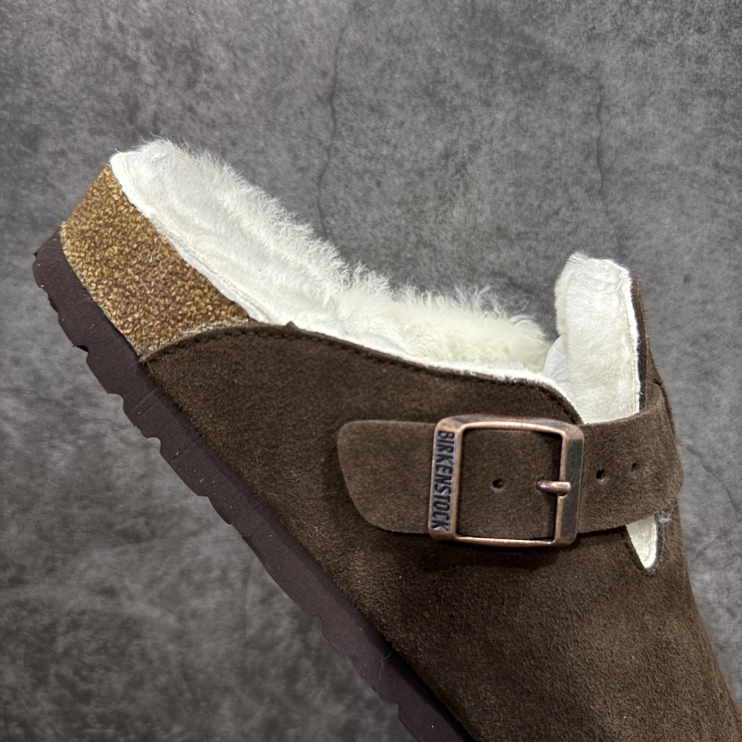 图片[7]-【莞顶G版】Birkenstock\\t 勃肯/博肯软木软底 羊毛一体休闲鞋 半拖 品质升级版 市场最好品质 十年ZP代工厂老师傅工艺 纯手工打造原汁原味博肯 市场最强版 没有之一 鞋面设计：选用陸丰A级进口羊皮毛，质地细腻，手感丰满；尺寸间障均匀，柔软，深度保暖；吸湿，进气，排汗 鞋子内里：化质澳洲羔羊皮分子结构可将水蒸气吸进多孔构体中，吸湿性好，透气性极住，保持脚底干爽 鞋底设计：型模EVA极富弹性，加持胎面设计，升级版独家私模，柔软回弹性好，耐折耐磨，防滑防踢 尺码： 35-45-选品中心