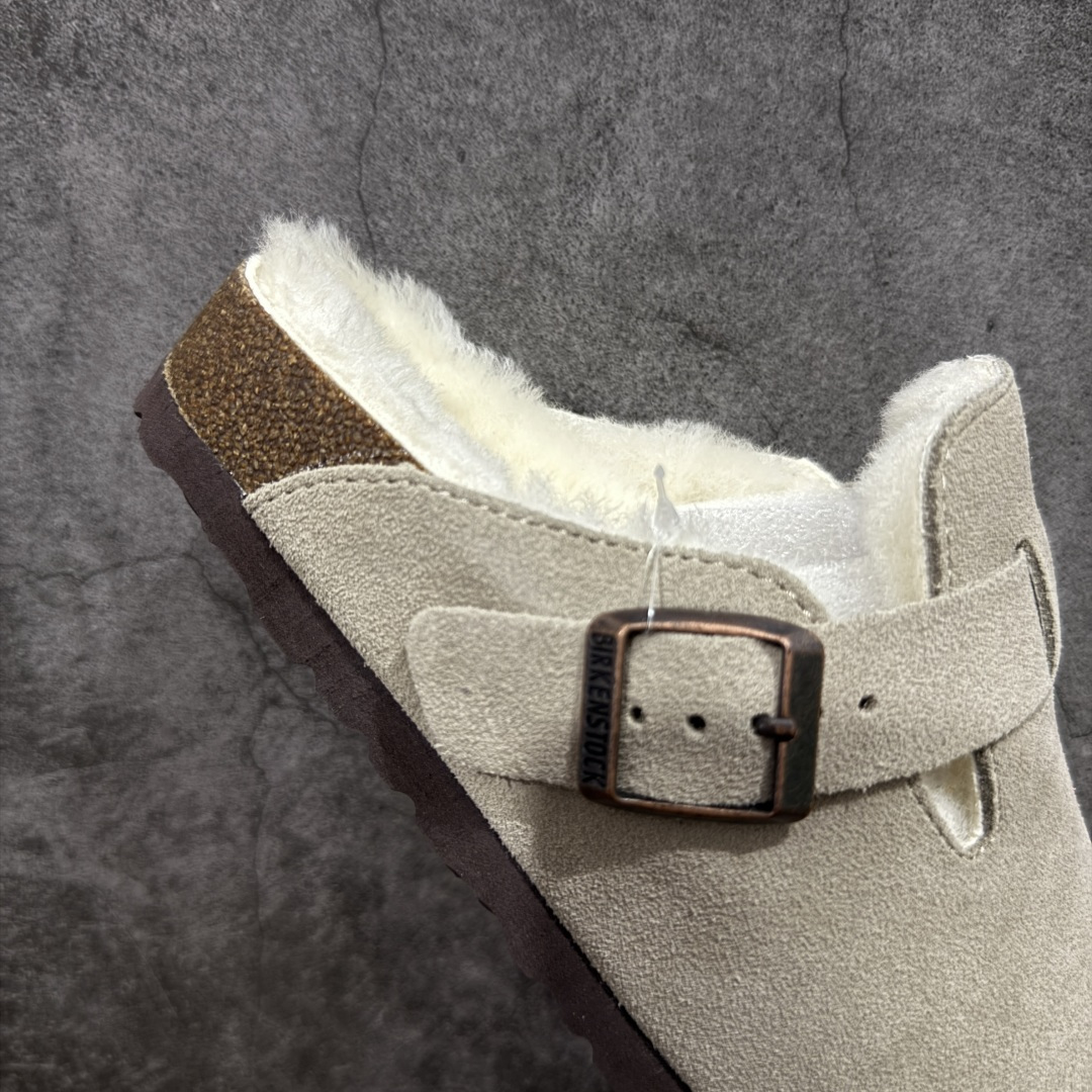 图片[7]-【莞顶G版】Birkenstock\\t 勃肯/博肯软木软底 羊毛一体休闲鞋 半拖 品质升级版 市场最好品质 十年ZP代工厂老师傅工艺 纯手工打造原汁原味博肯 市场最强版 没有之一 鞋面设计：选用陸丰A级进口羊皮毛，质地细腻，手感丰满；尺寸间障均匀，柔软，深度保暖；吸湿，进气，排汗 鞋子内里：化质澳洲羔羊皮分子结构可将水蒸气吸进多孔构体中，吸湿性好，透气性极住，保持脚底干爽 鞋底设计：型模EVA极富弹性，加持胎面设计，升级版独家私模，柔软回弹性好，耐折耐磨，防滑防踢 尺码： 35-45-选品中心