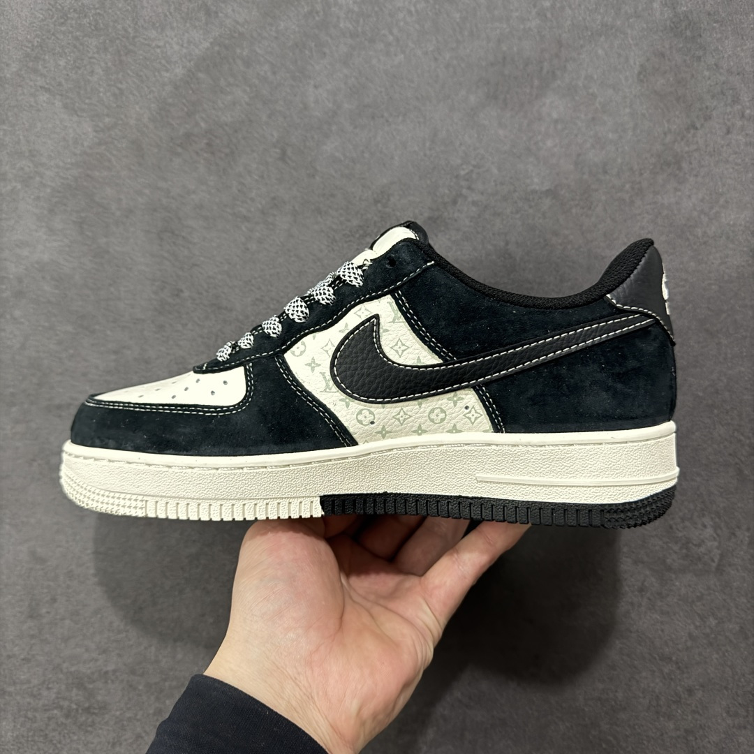 图片[2]-【公司级】NIke Air Force 1 \’07 Low “LV联名——米黑印花橙标 ”空军一号 低帮 运动鞋 休闲鞋 折边针车 工艺难度大 原楦头原纸板 原装鞋盒 定制五金配件 内置全掌气垫 原厂鞋底 货号：CX5050-Y41 尺码：36 36.5 37.5 38 38.5 39 40 40.5 41 42 42.5 43 44 44.5 45-选品中心