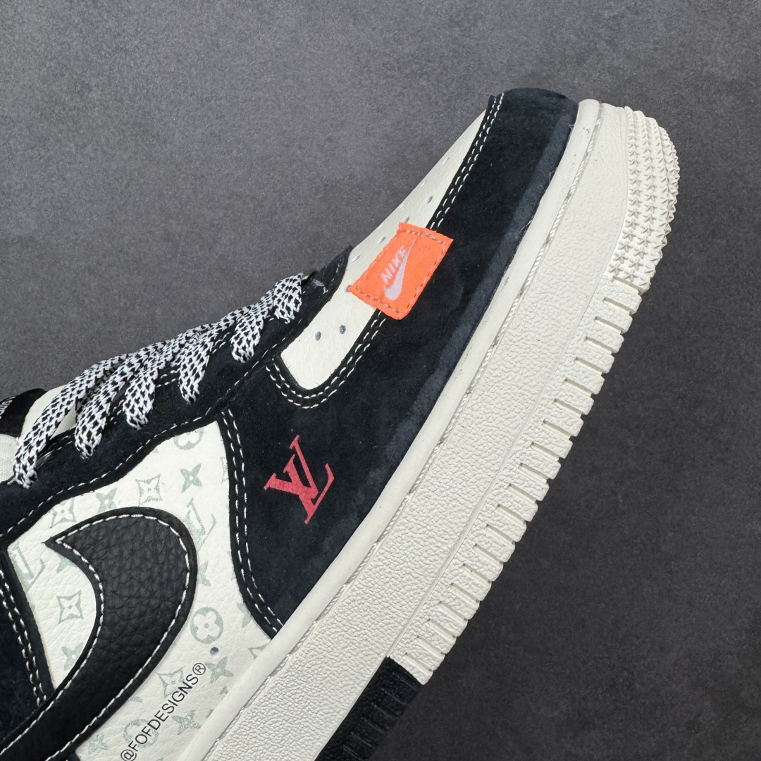 图片[5]-【公司级】NIke Air Force 1 \’07 Low “LV联名——米黑印花橙标 ”空军一号 低帮 运动鞋 休闲鞋 折边针车 工艺难度大 原楦头原纸板 原装鞋盒 定制五金配件 内置全掌气垫 原厂鞋底 货号：CX5050-Y41 尺码：36 36.5 37.5 38 38.5 39 40 40.5 41 42 42.5 43 44 44.5 45-选品中心