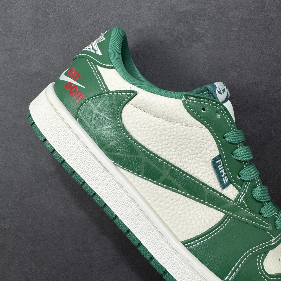 图片[6]-【定制版】Travis Scott x Jordan 1 Low “米绿Justdoit” 高端定制 乔丹倒勾低帮休闲板鞋 大厂纯原品质出货 纯正版型 定制鞋盒 皮料切割干净无任何毛边 细节完美 超高清洁度 货号：LD2028-069 尺码：36 36.5 37.5 38 38.5 39 40 40.5 41 42 42.5 43 44 44.5 45 编码：HXSB330340-选品中心