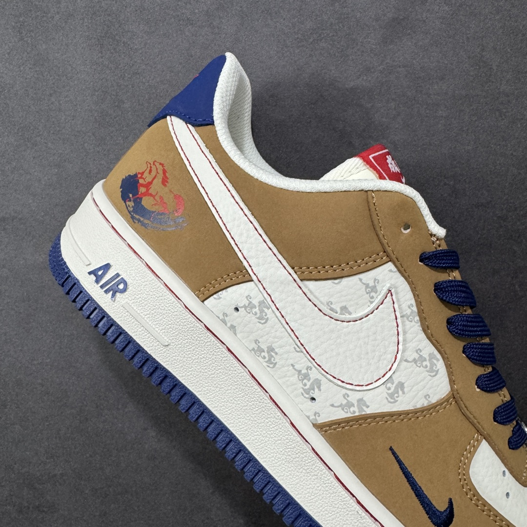 图片[6]-【定制版】NIke Air Force 1 \’07 Low “马年限定–马到成功” 空军一号低帮 运动鞋 休闲鞋 高级夜光效果 折边针车 工艺难度大 原楦头原纸板 高端定制鞋盒 原厂鞋底 超高清洁度 细节完美 货号：NH0601-505 尺码：36 36.5 37.5 38 38.5 39 40 40.5 41 42 42.5 43 44 44.5 45 编码：HXSB310320-选品中心