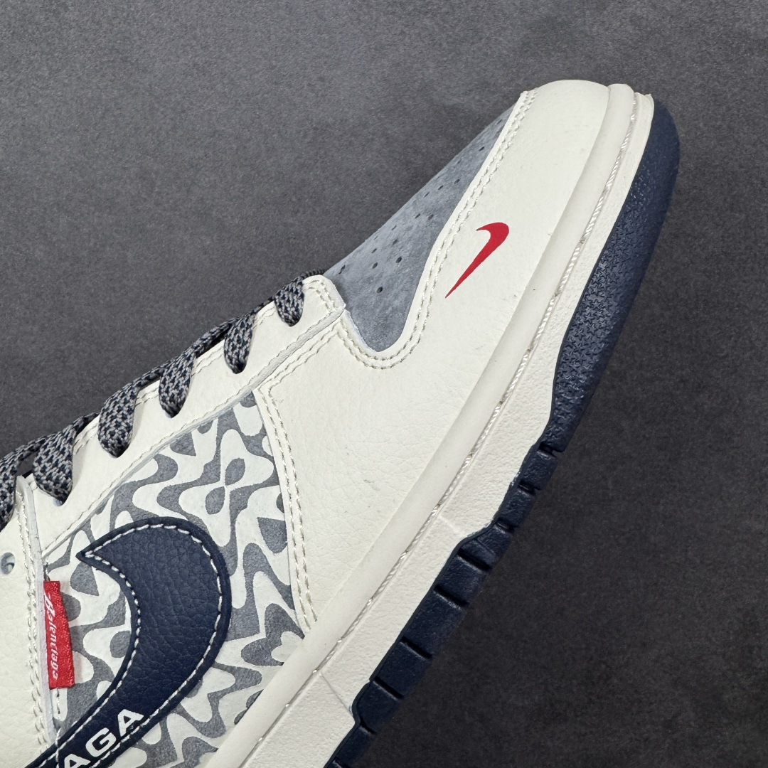 图片[5]-【定制版】高端定制Nike SB Dunk Low “巴黎世家联名——白灰蓝麂皮” 高端定制 低帮休闲板鞋 定制鞋盒 大厂纯原品质出货 超高清洁度 皮料切割干净无任何毛边 细节完美 货号：XD1588-242 尺码：36 36.5 37.5 38 38.5 39 40 40.5 41 42 42.5 43 44 44.5 45 编码：HXSB330340-选品中心