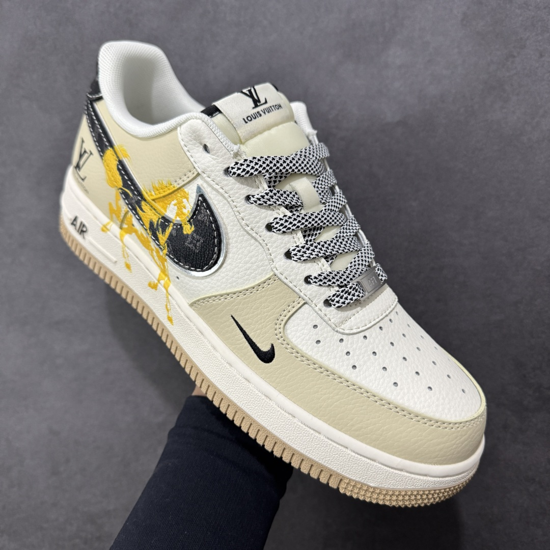 图片[3]-【定制版】Nike Air Force 1\’07 Low 联名 骏马奔腾 空军一号低帮休闲板鞋  #原楦头原纸板 原装鞋盒 定制五金配件 内置全掌气垫 原厂鞋底 货号：ZH2598-308  尺码：36 36.5 37.5 38 38.5 39 40 40.5 41 42 42.5 43 44 44.5 45-选品中心