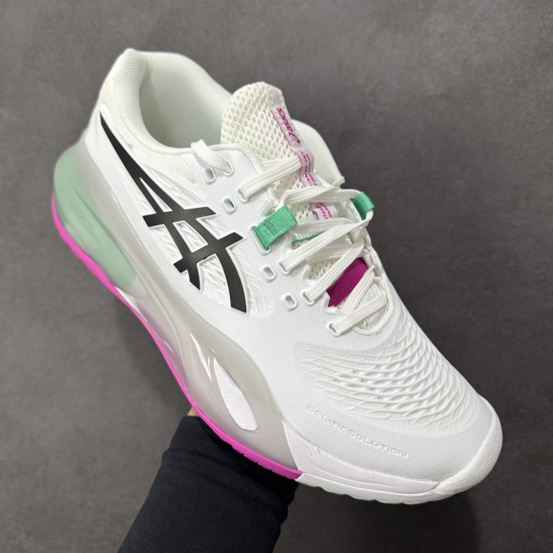 图片[3]-【公司级】Asics Gel-Resolution X 亚瑟士运动休闲透气专业网球鞋 轻量舒适透气材质 全滴塑鞋面中底3D可视GEL缓震胶效果 升级FLYTEFOAM BLAST全新缓震中底部位科技材质 货号：1041A481-103 尺码：40 40.5 41.5 42 42.5 43 44 44.5 45 编码：AMB250260-选品中心